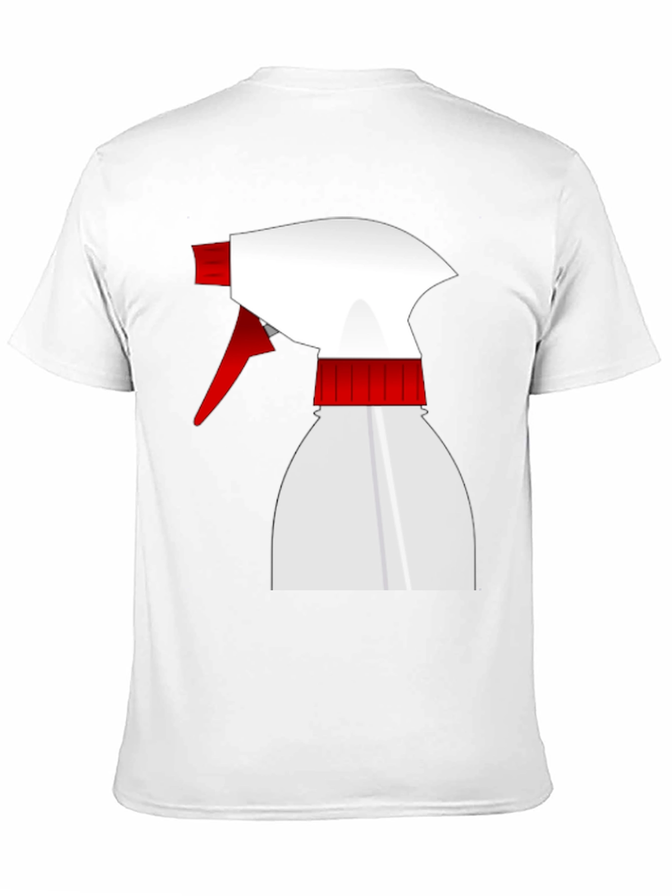 Spray Bottle Graphic T-Shirt - Novelty Design