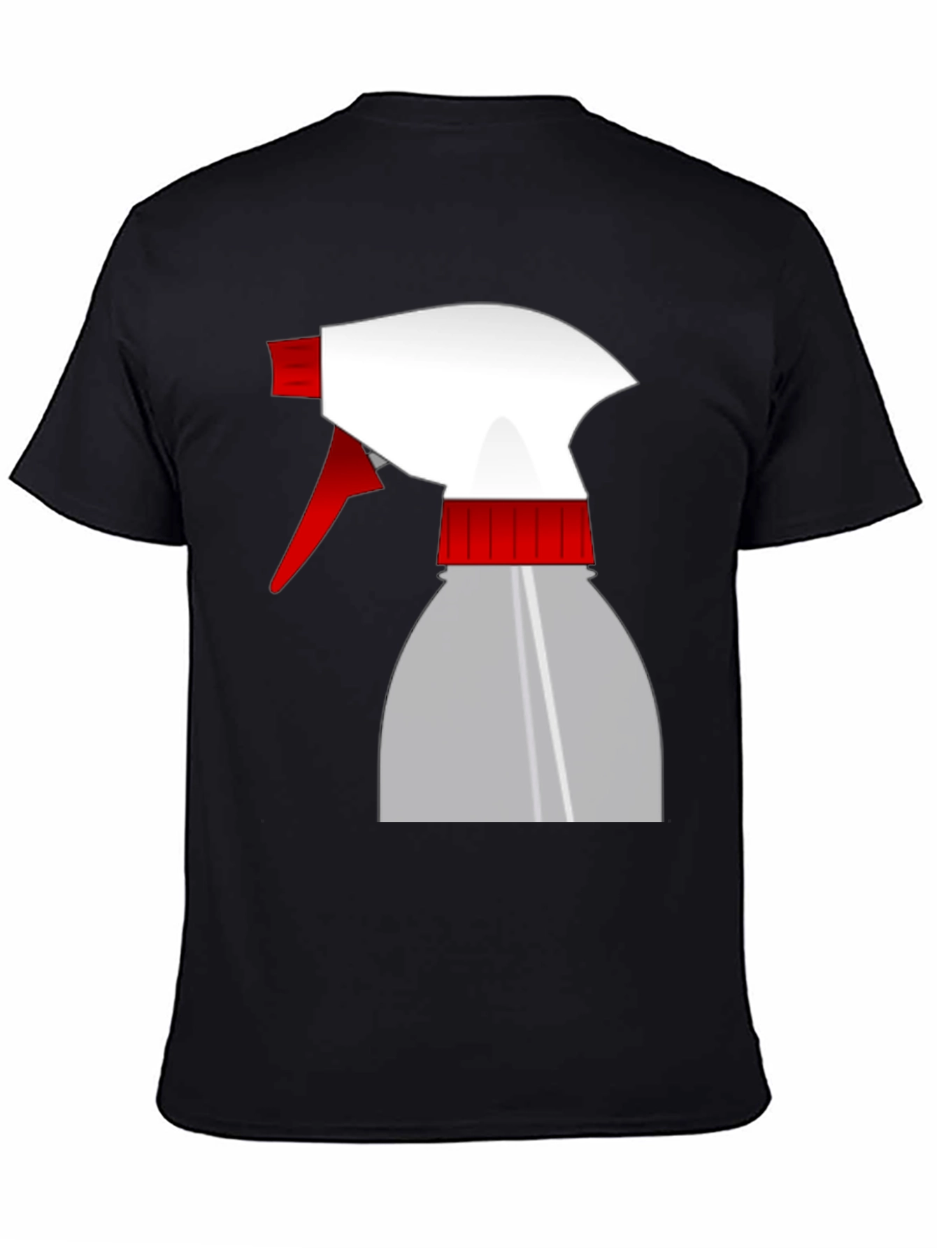 Spray Bottle Graphic T-Shirt - Novelty Design