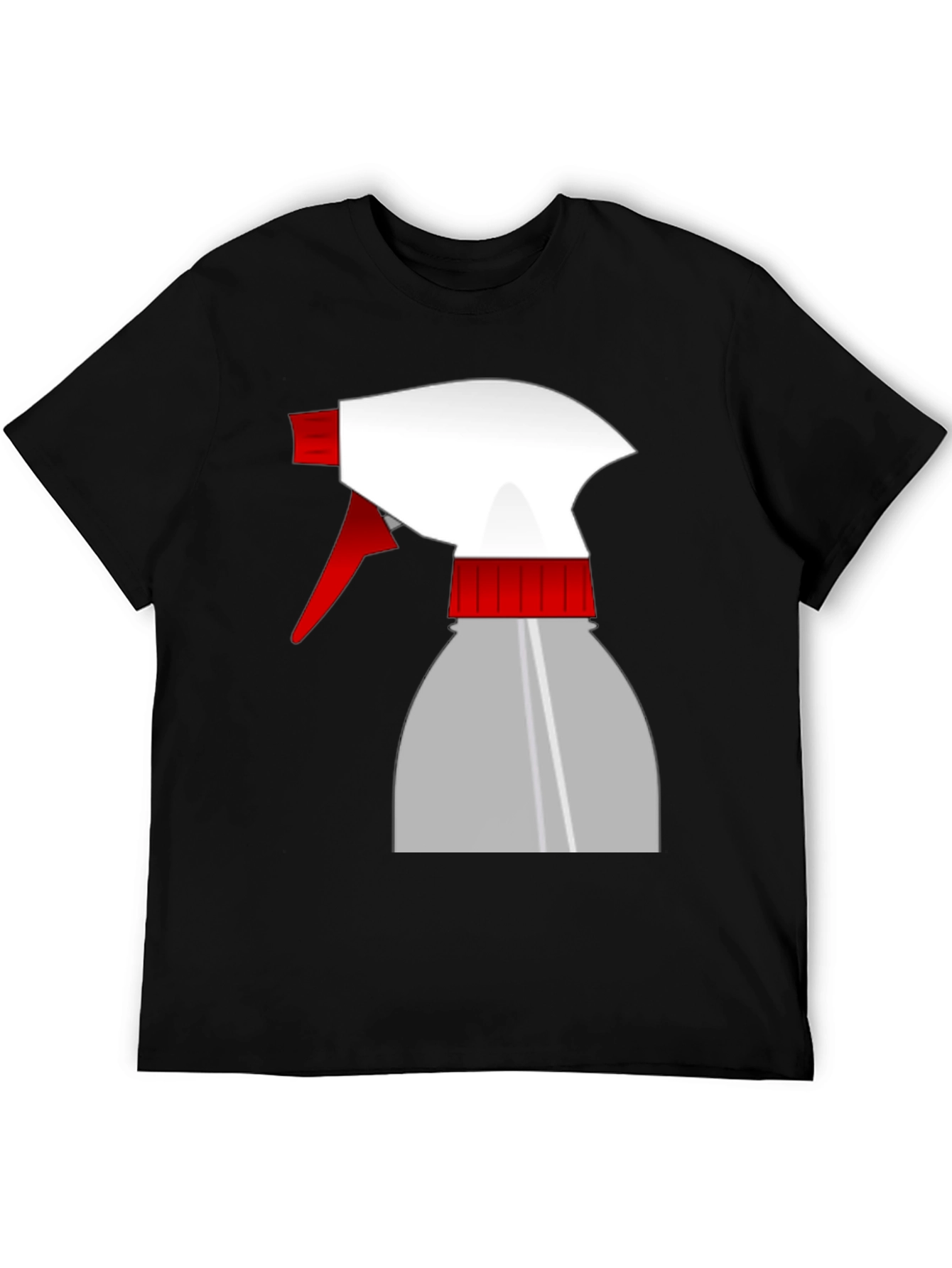 Spray Bottle Graphic T-Shirt - Novelty Design