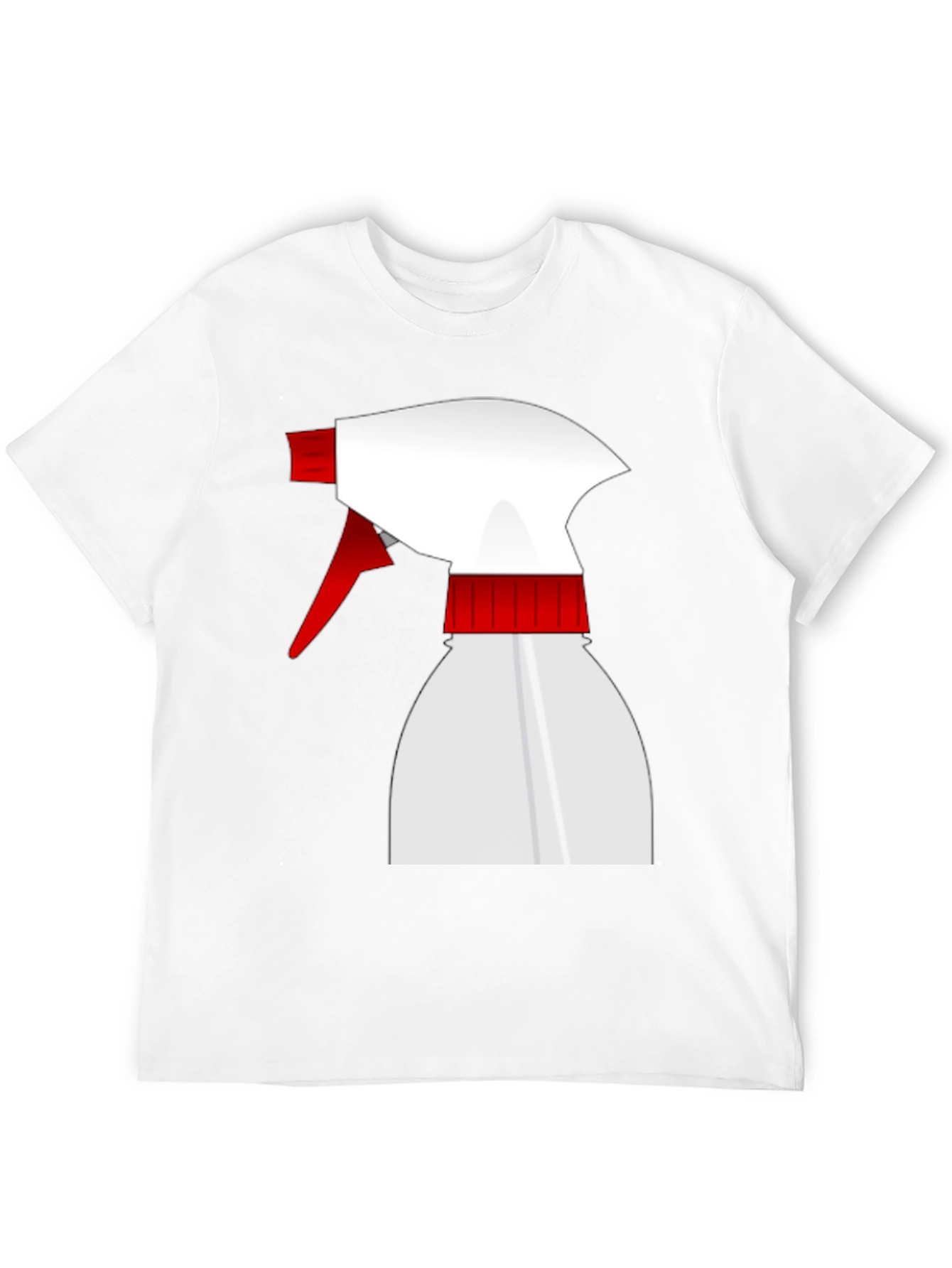 Spray Bottle Graphic T-Shirt - Novelty Design