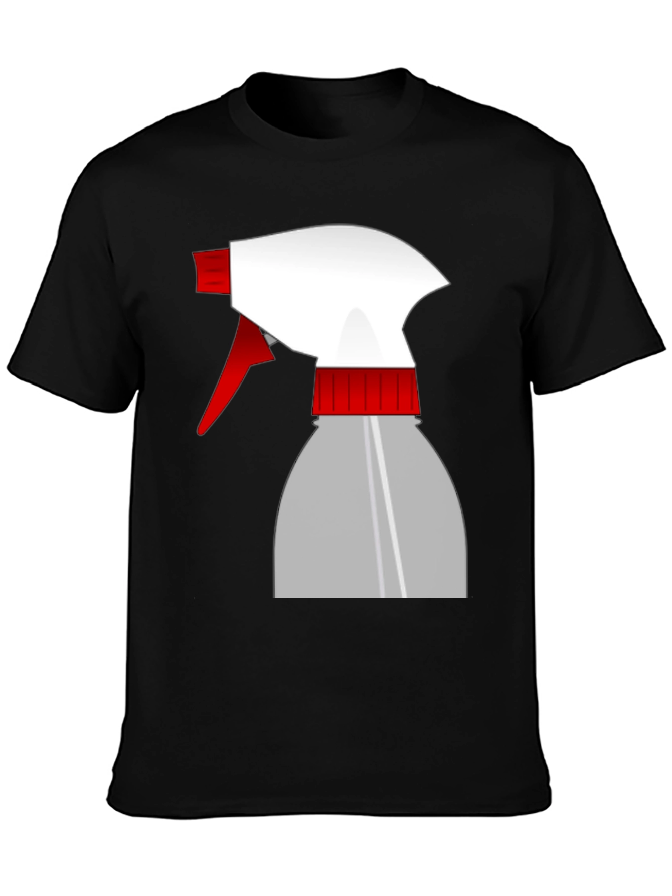 Spray Bottle Graphic T-Shirt - Novelty Design