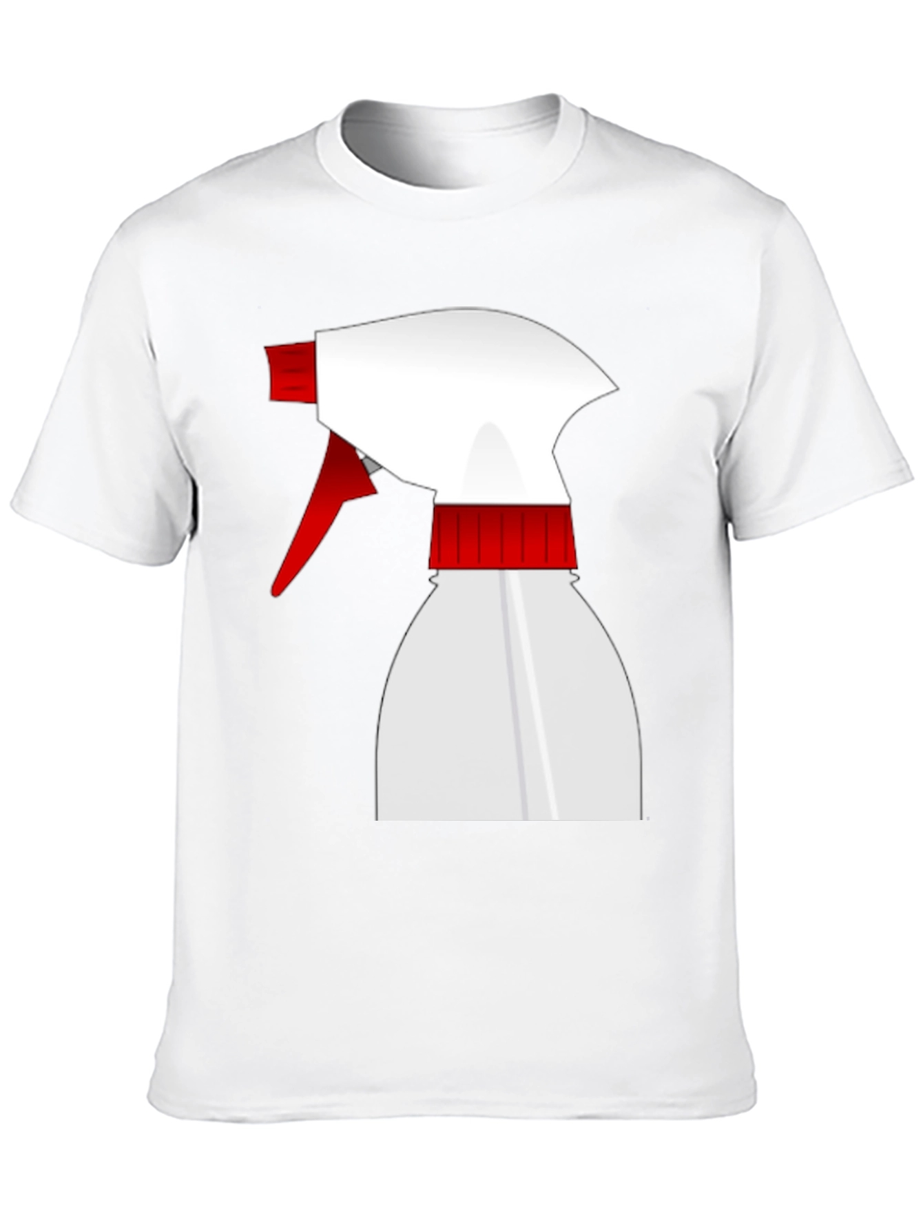 Spray Bottle Graphic T-Shirt - Novelty Design