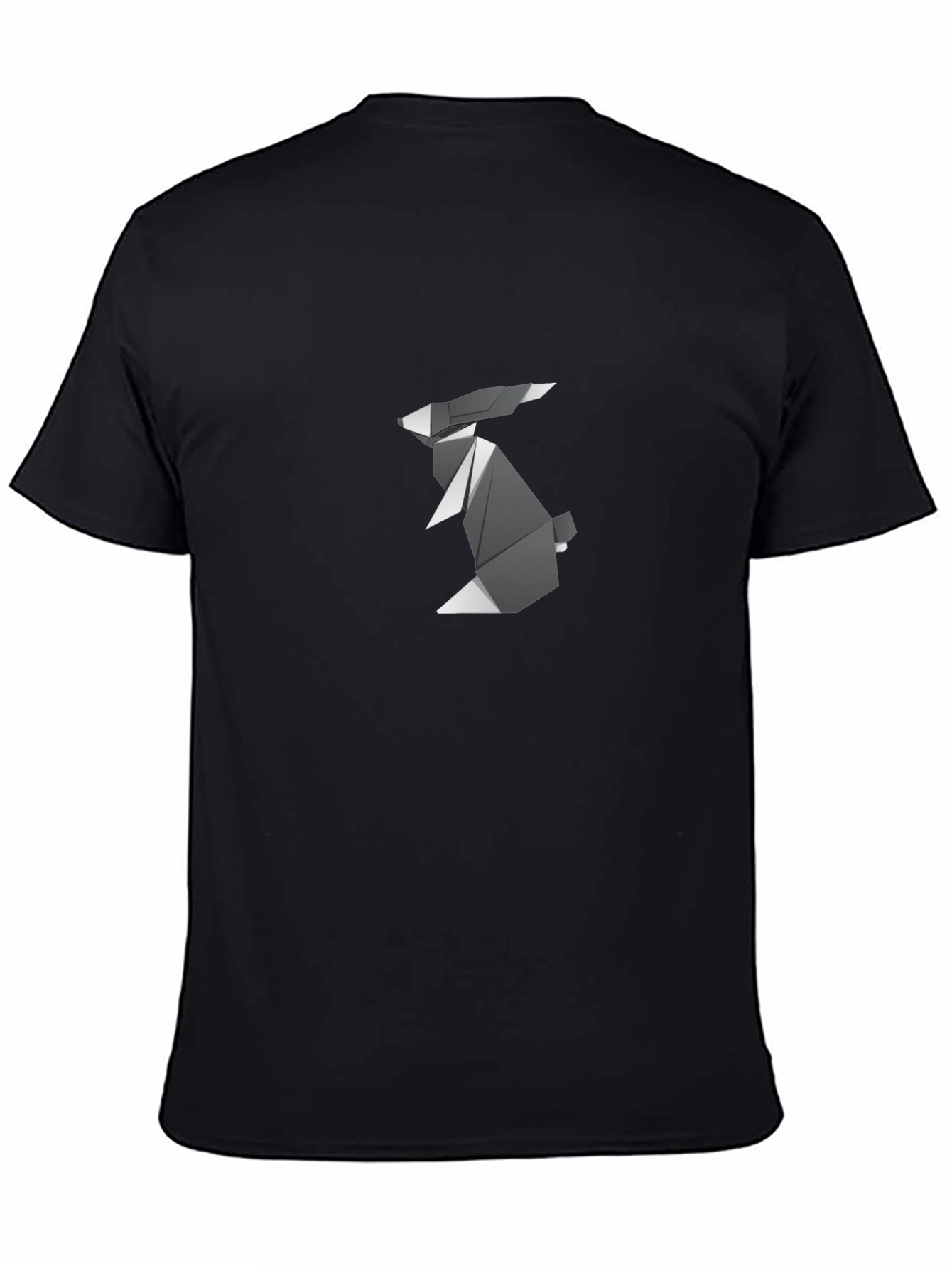 Origami Rabbit Graphic Tee - Modern Design