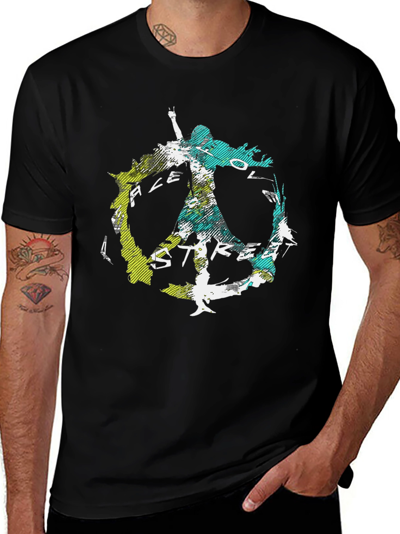 Peace Out Street T-Shirt - Retro Cool