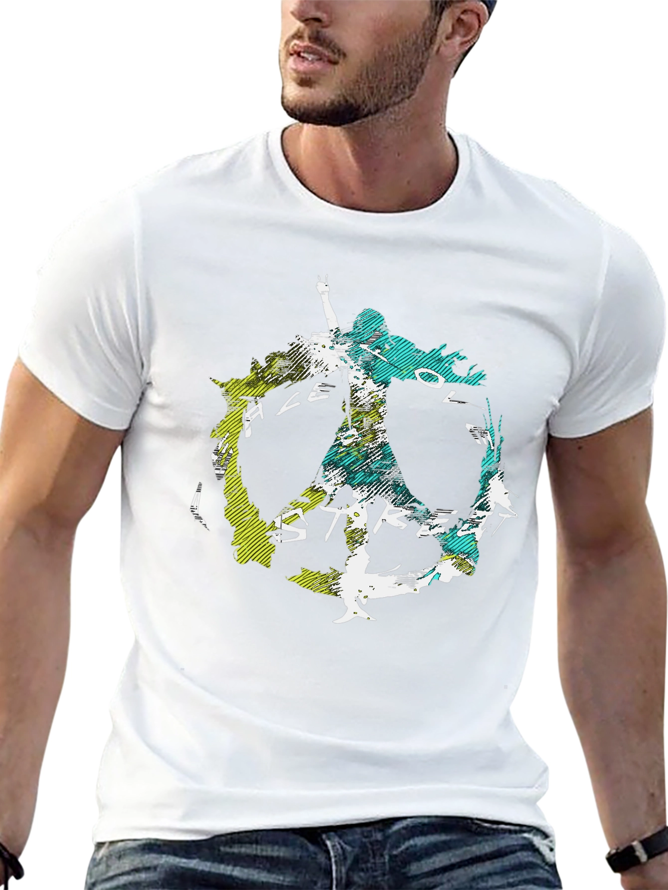 Peace Out Street T-Shirt - Retro Cool