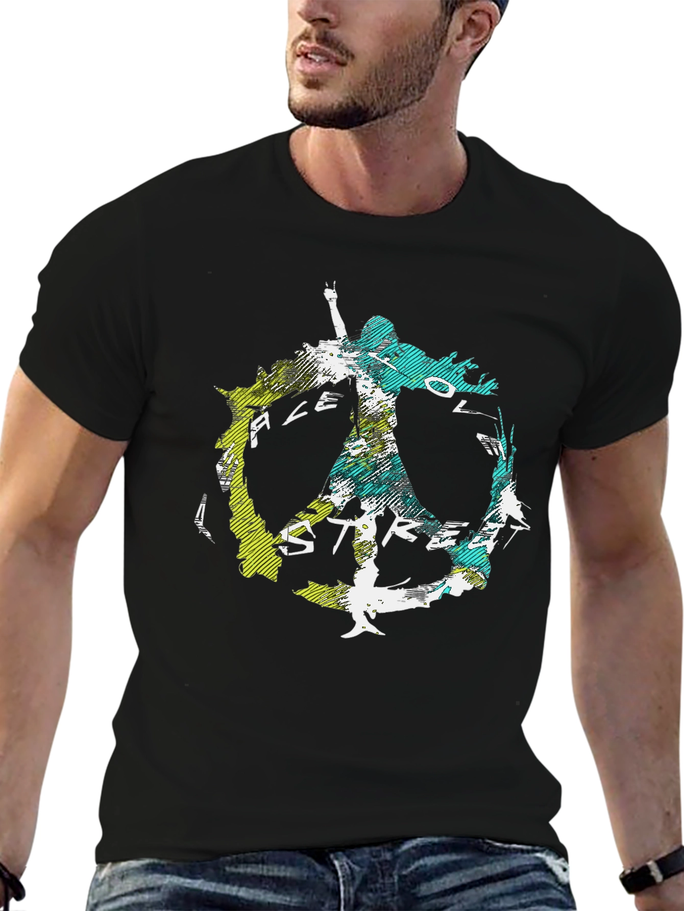 Peace Out Street T-Shirt - Retro Cool