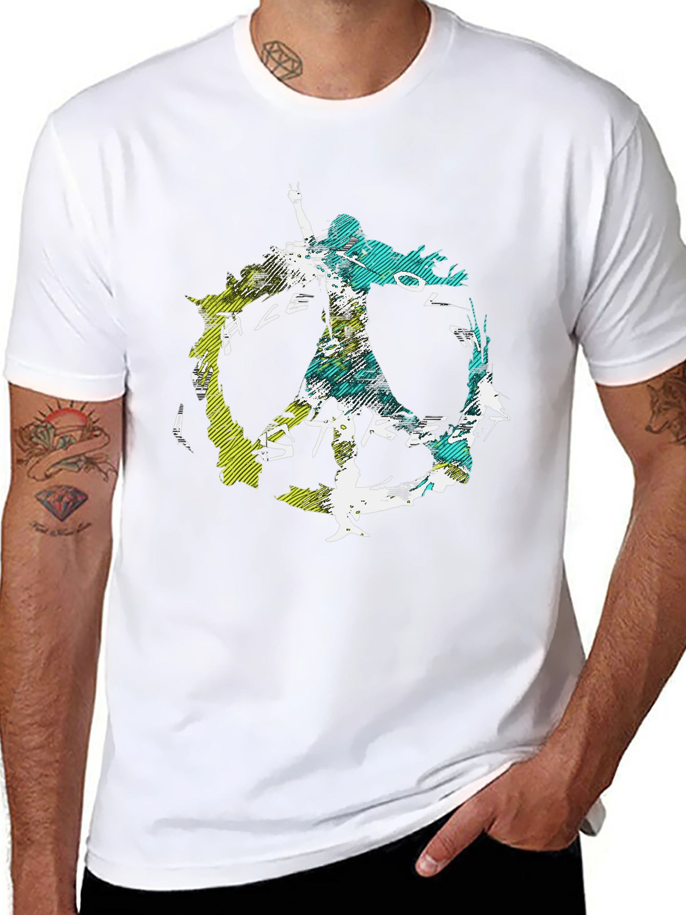 Peace Out Street T-Shirt - Retro Cool