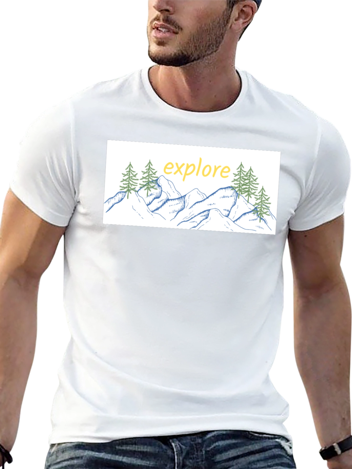 Explore Graphic Tee - Black