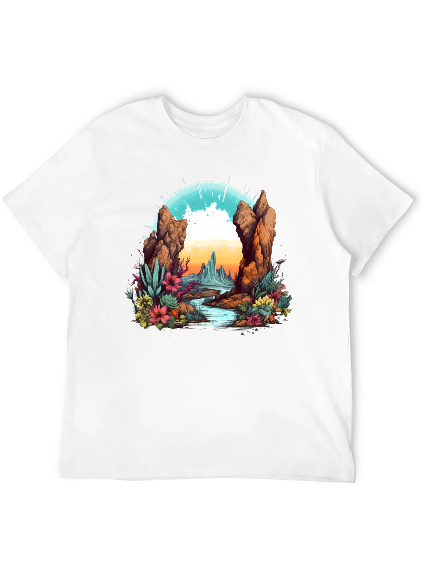Desert Landscape Graphic Tee
