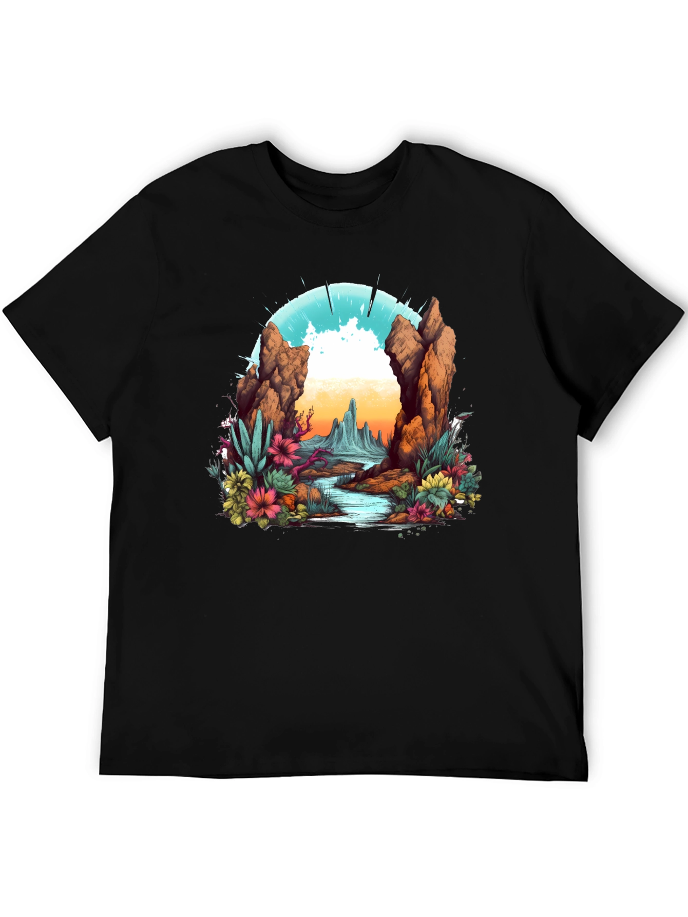 Desert Landscape Graphic Tee