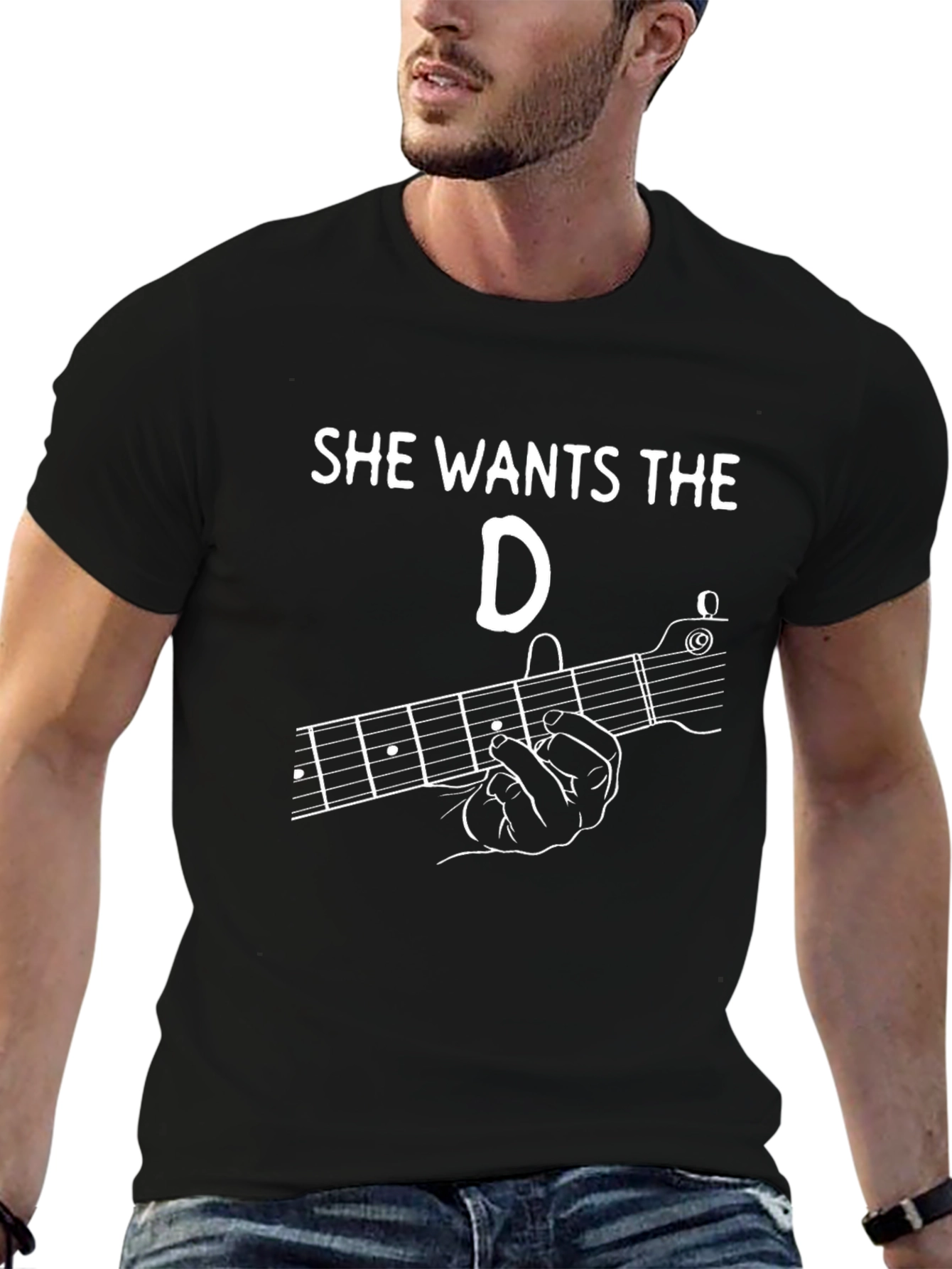 She Wants the D Guitar T-Shirt
