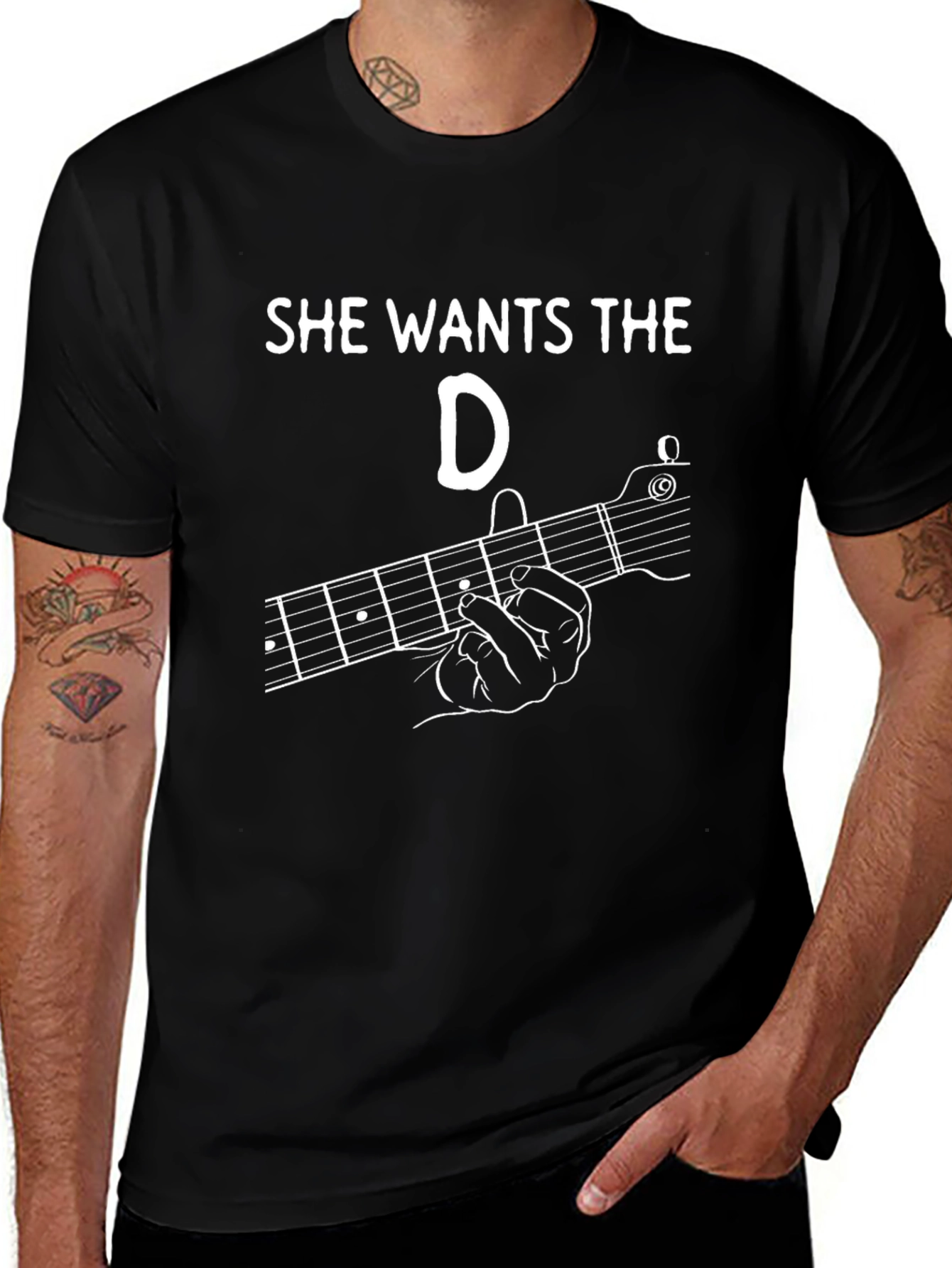 She Wants the D Guitar T-Shirt