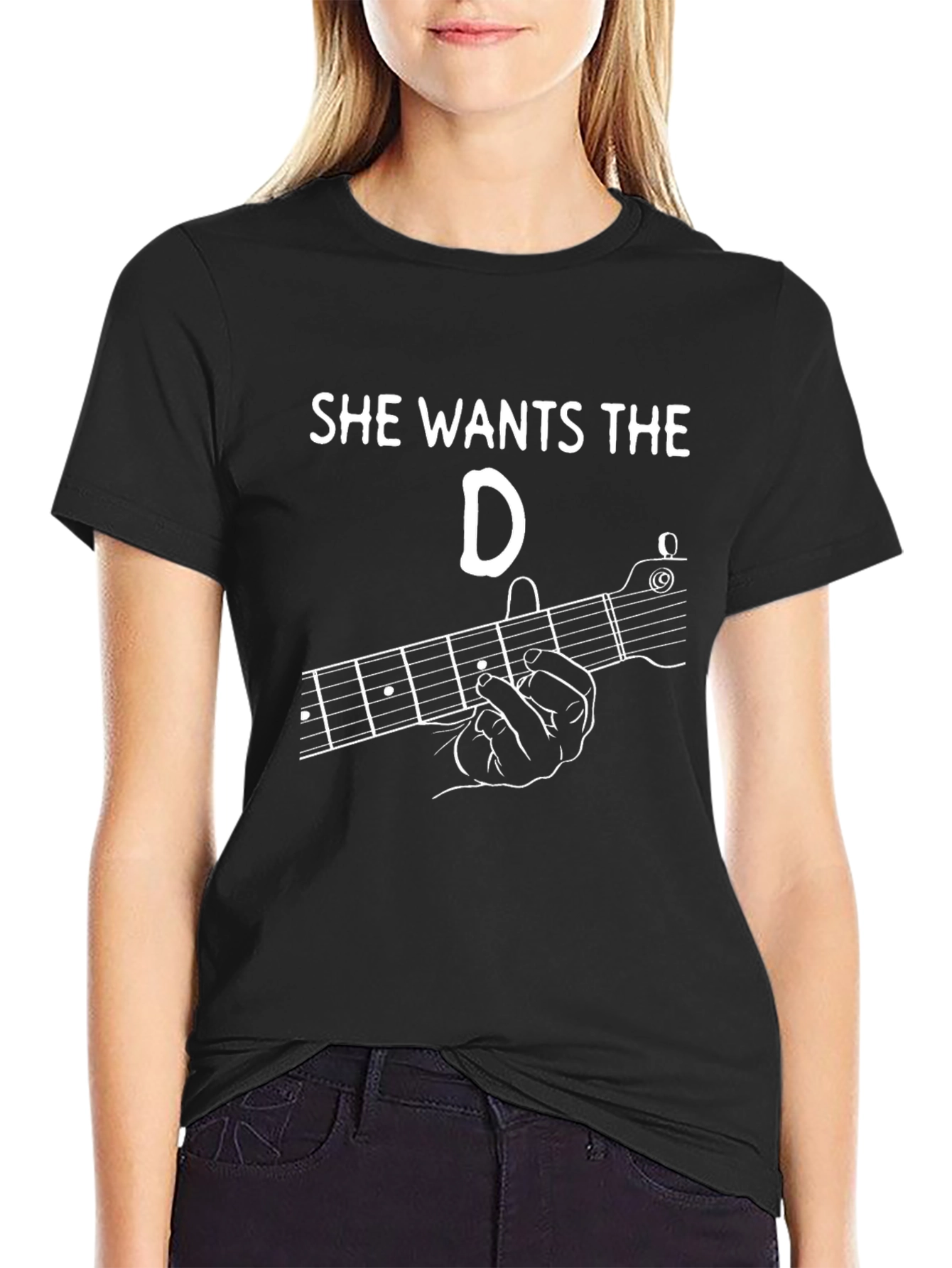 She Wants the D Guitar T-Shirt