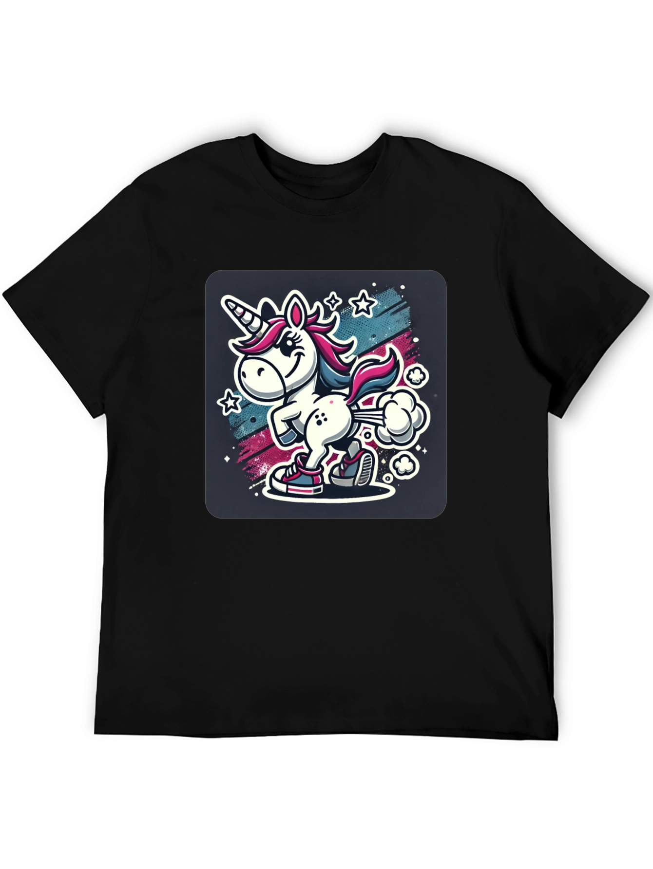 Funny Unicorn Cartoon T-Shirt