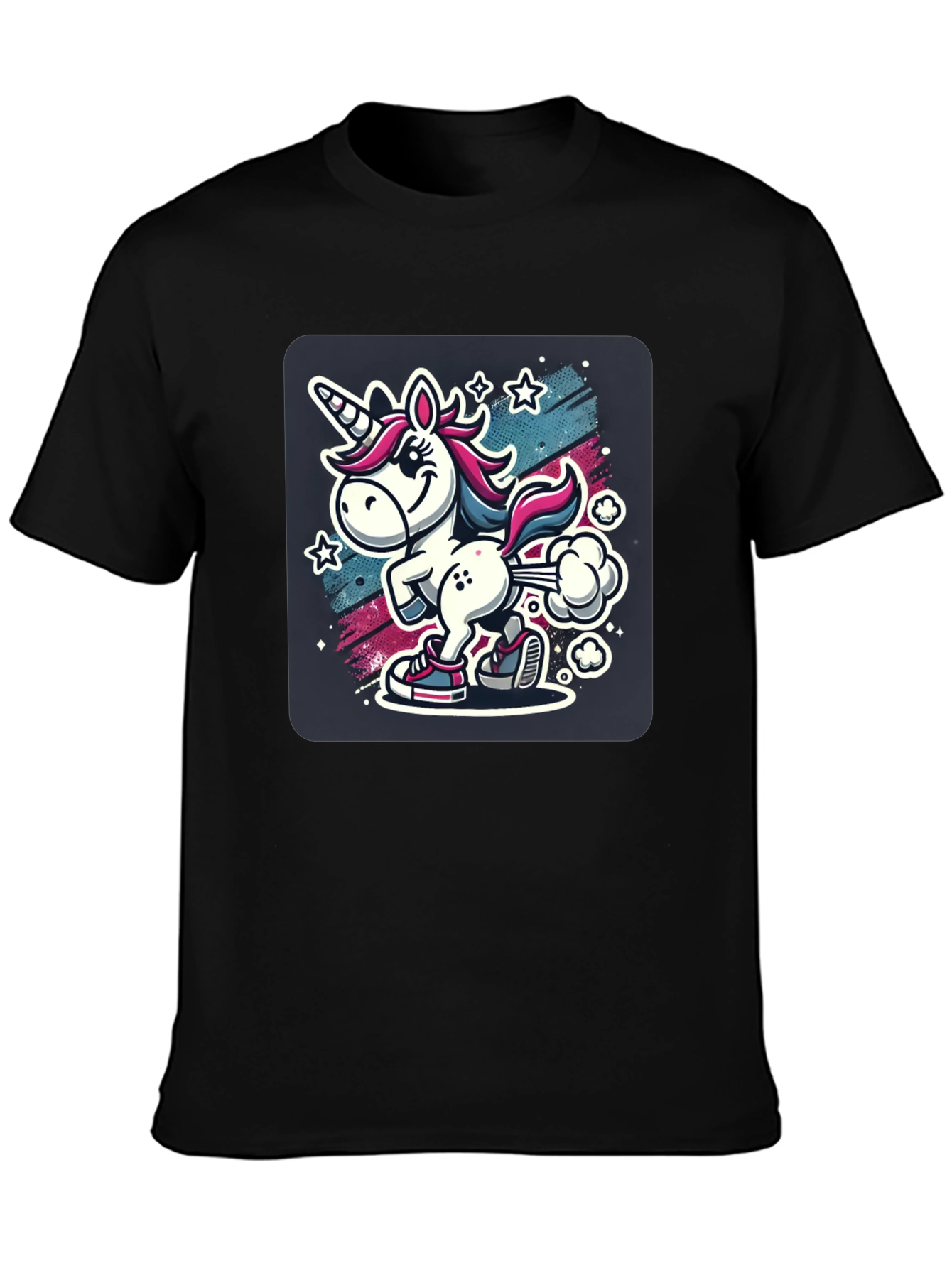 Funny Unicorn Cartoon T-Shirt
