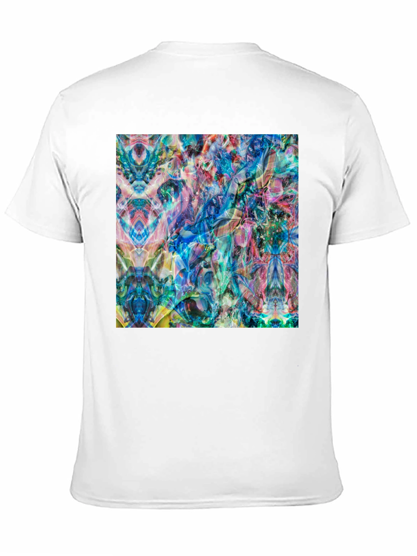 Abstract Art Tee - Vibrant Graphic Print T-Shirt