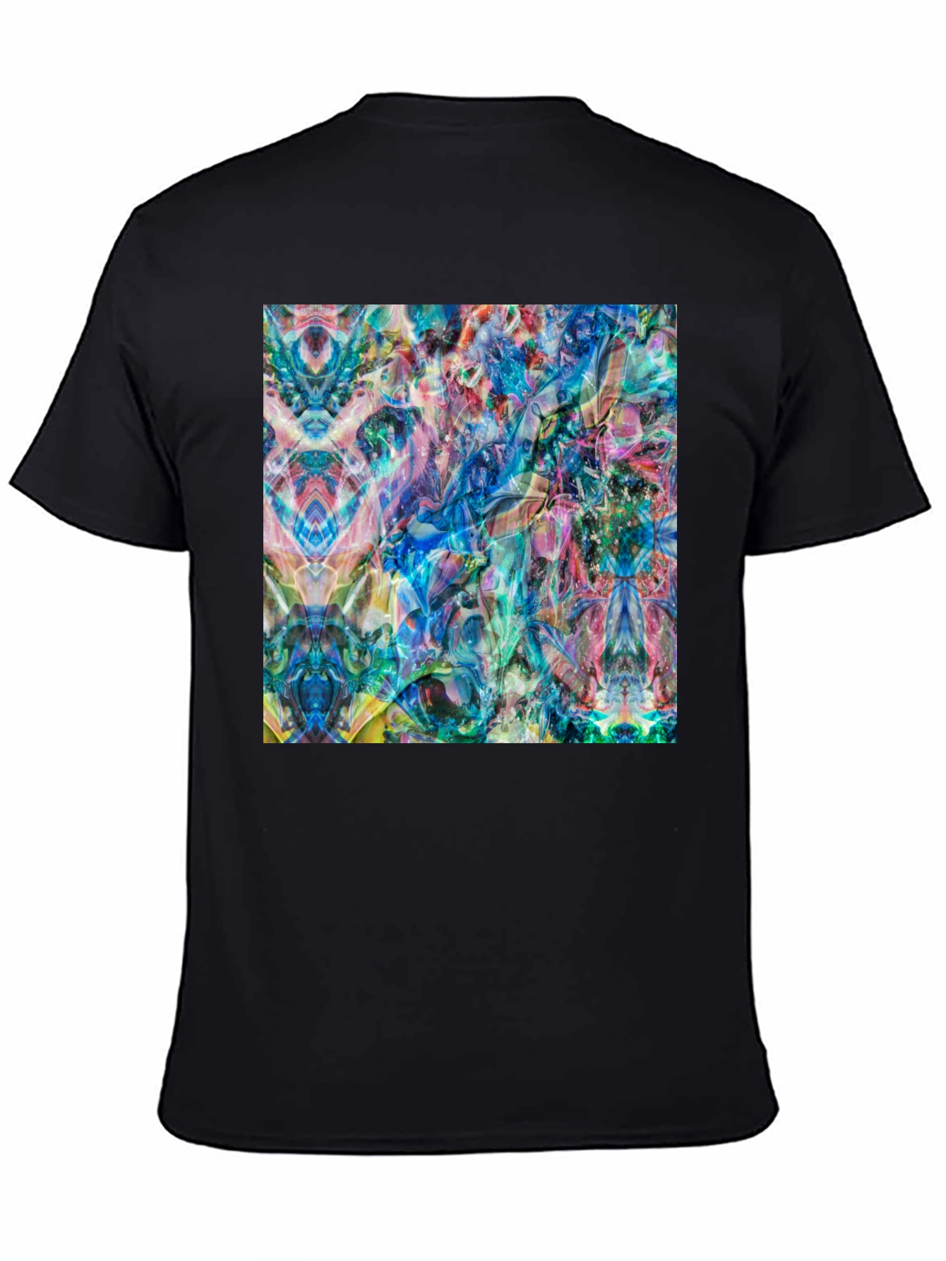 Abstract Art Tee - Vibrant Graphic Print T-Shirt