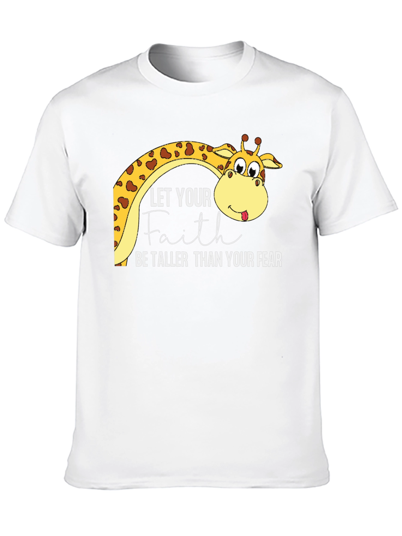 Faith Over Fear Giraffe T-Shirt