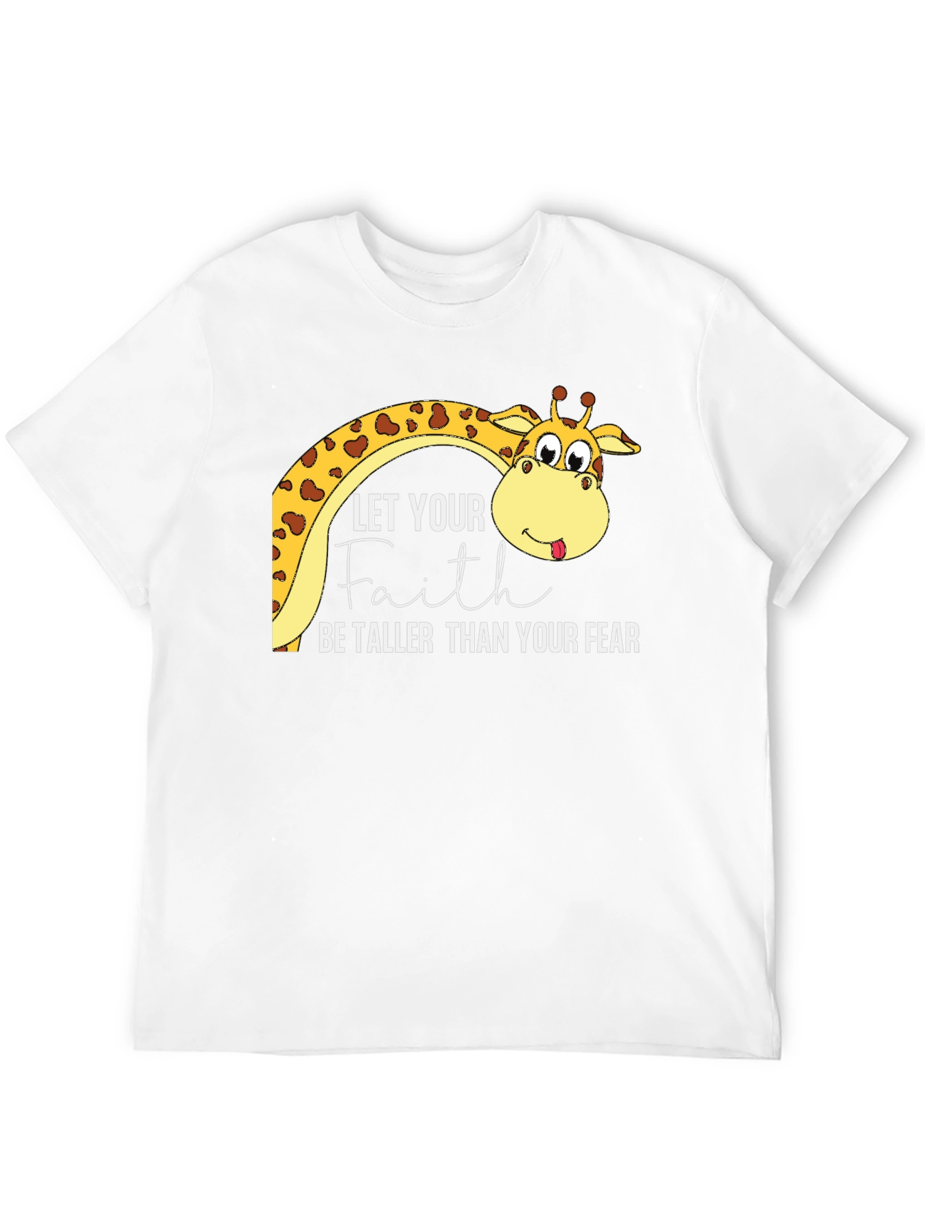 Faith Over Fear Giraffe T-Shirt