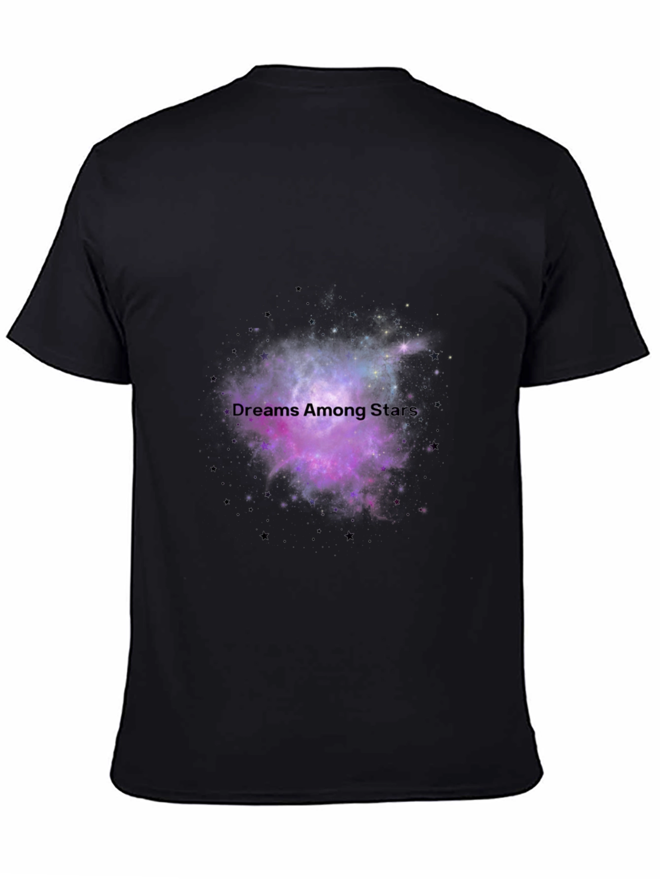 Dreams Among Stars Black T-Shirt