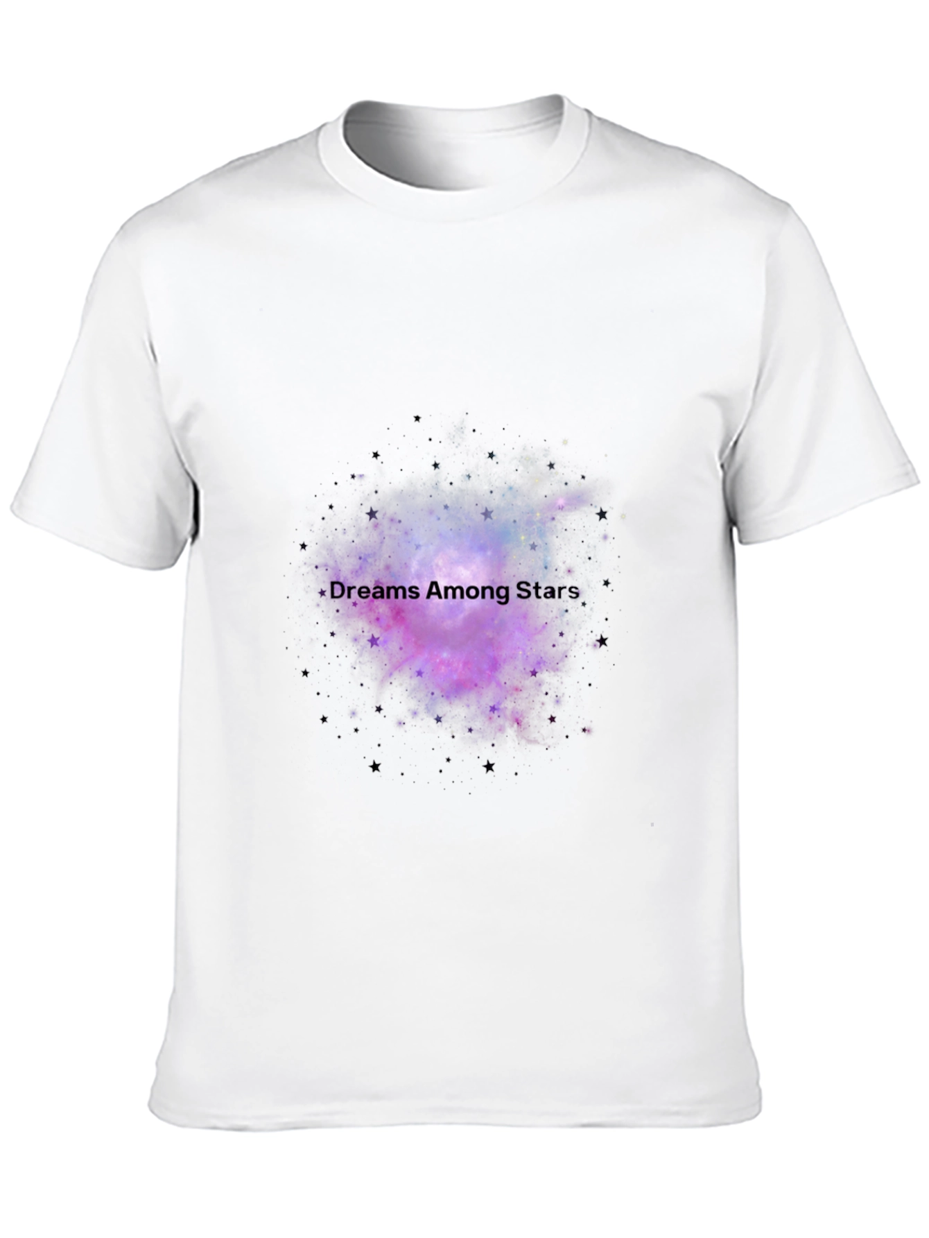 Dreams Among Stars Black T-Shirt