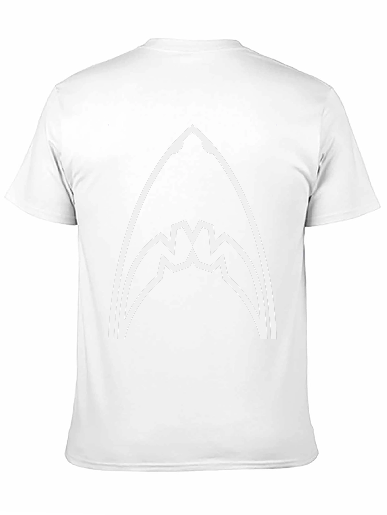 Shark Jaw Graphic Tee - Black Cotton T-Shirt