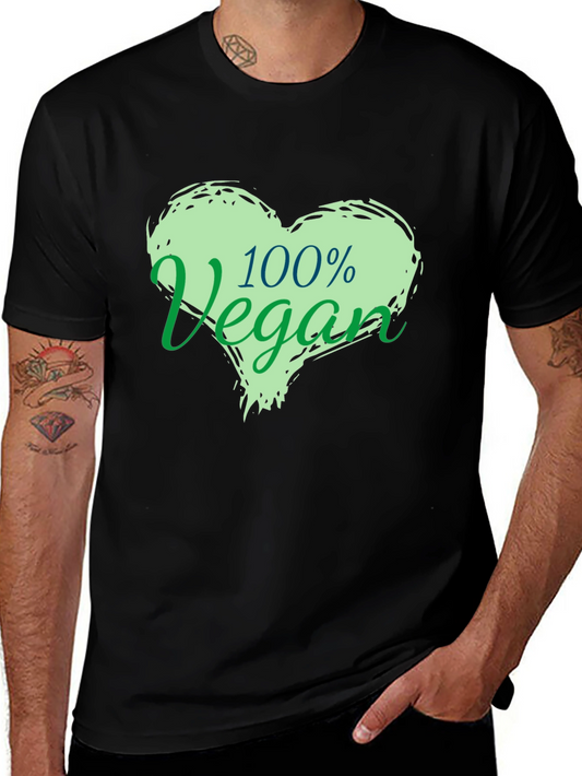 100% Vegan Graphic T-Shirt - Stylish & Comfortable