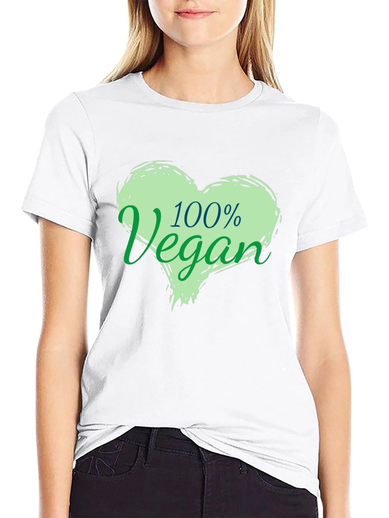 100% Vegan Graphic T-Shirt - Stylish & Comfortable