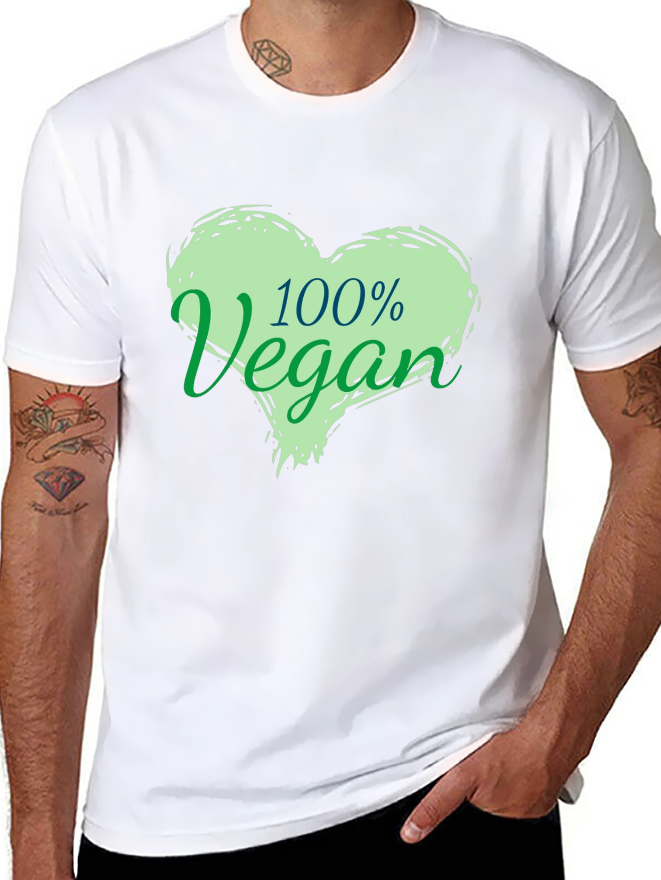 100% Vegan Graphic T-Shirt - Stylish & Comfortable
