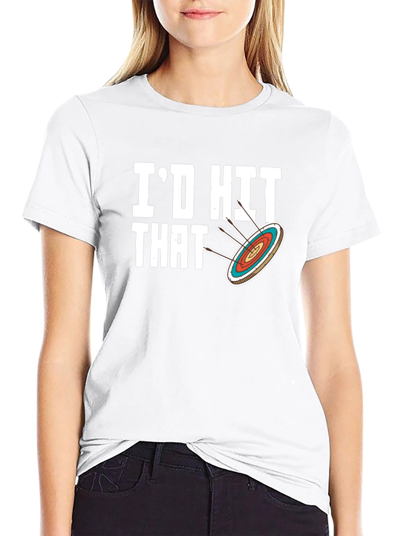 Id Hit That T-Shirt - Archery Target Tee