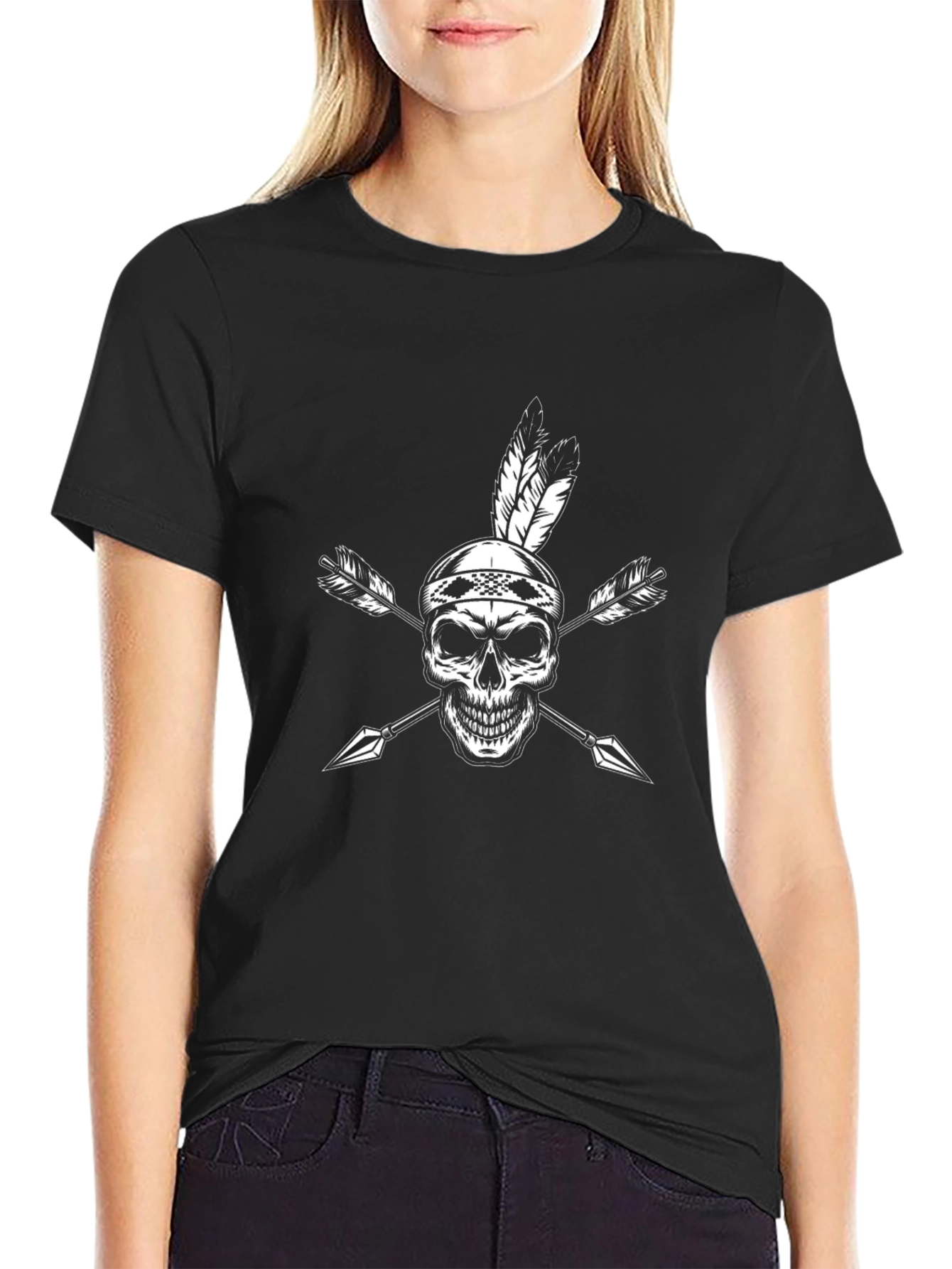 Skull & Arrow Graphic T-Shirt