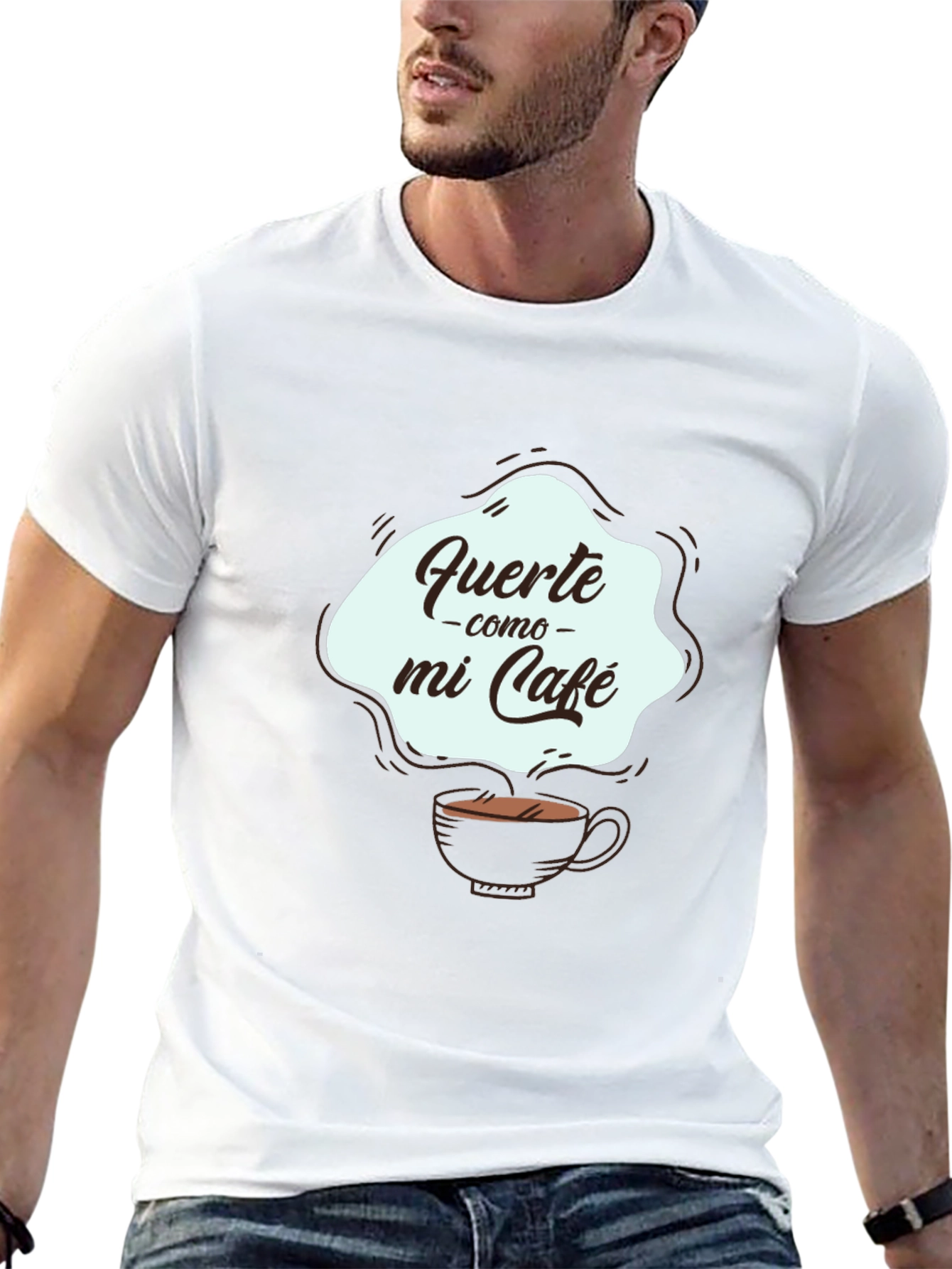 Fuerte Como Mi Cafe Graphic Tee