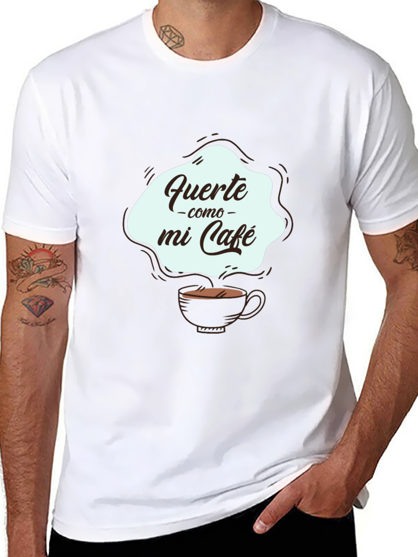 Fuerte Como Mi Cafe Graphic Tee