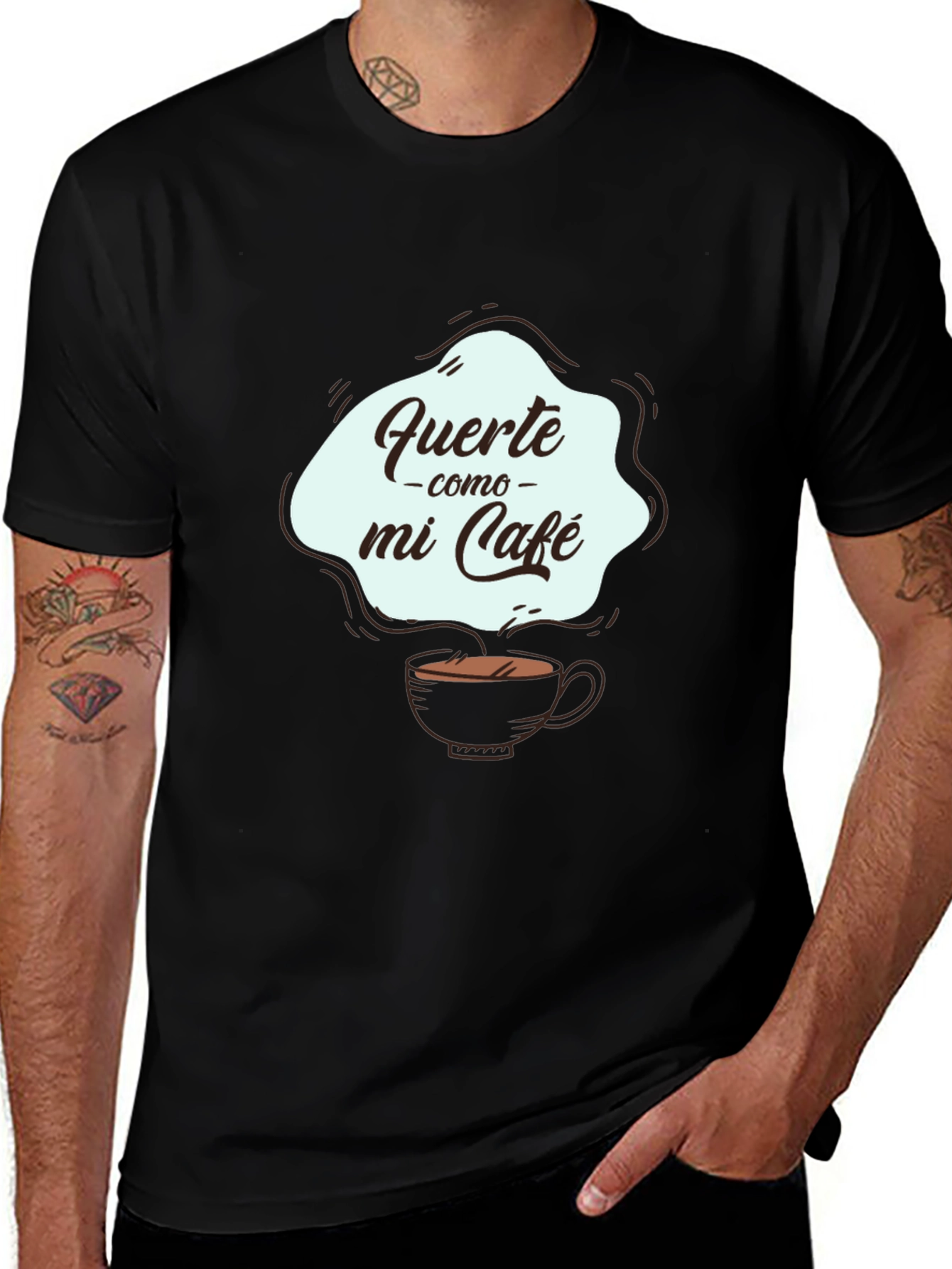 Fuerte Como Mi Cafe Graphic Tee