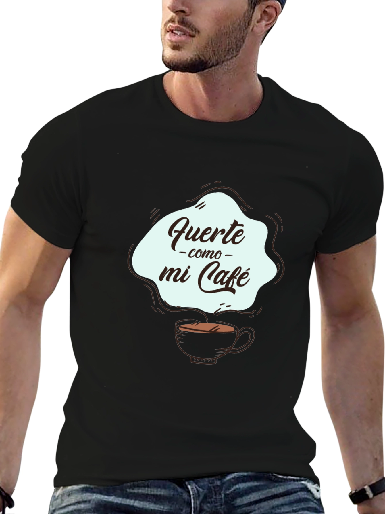 Fuerte Como Mi Cafe Graphic Tee