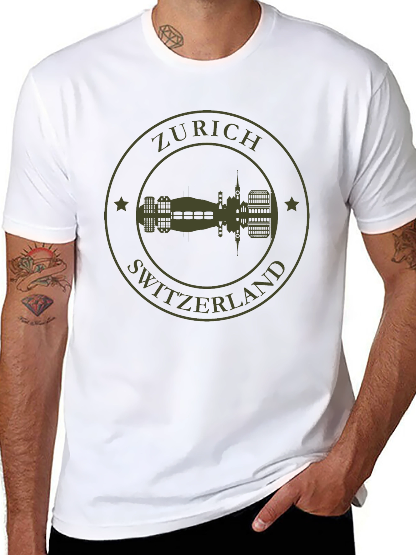 Zurich Switzerland T-Shirt - Classic Graphic Tee