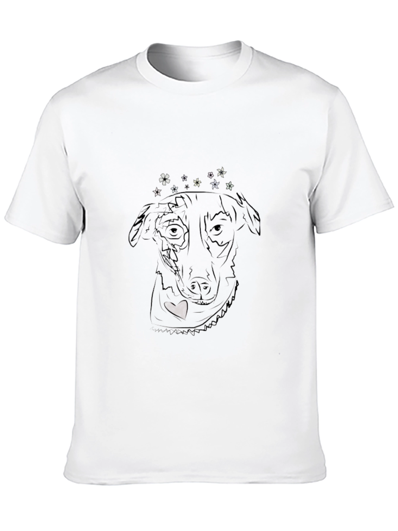 Dog Graphic Tee - Black Comfort Fit T-Shirt