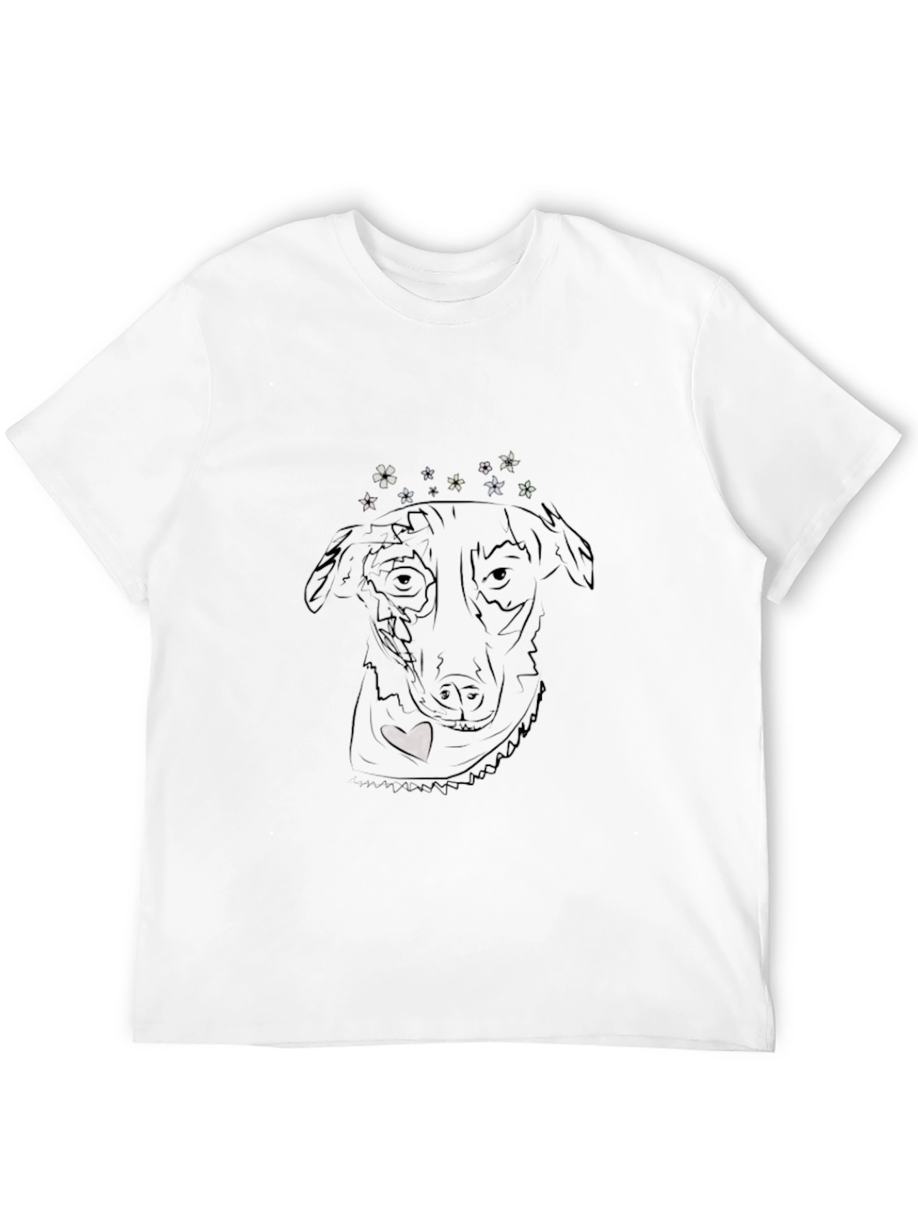 Dog Graphic Tee - Black Comfort Fit T-Shirt