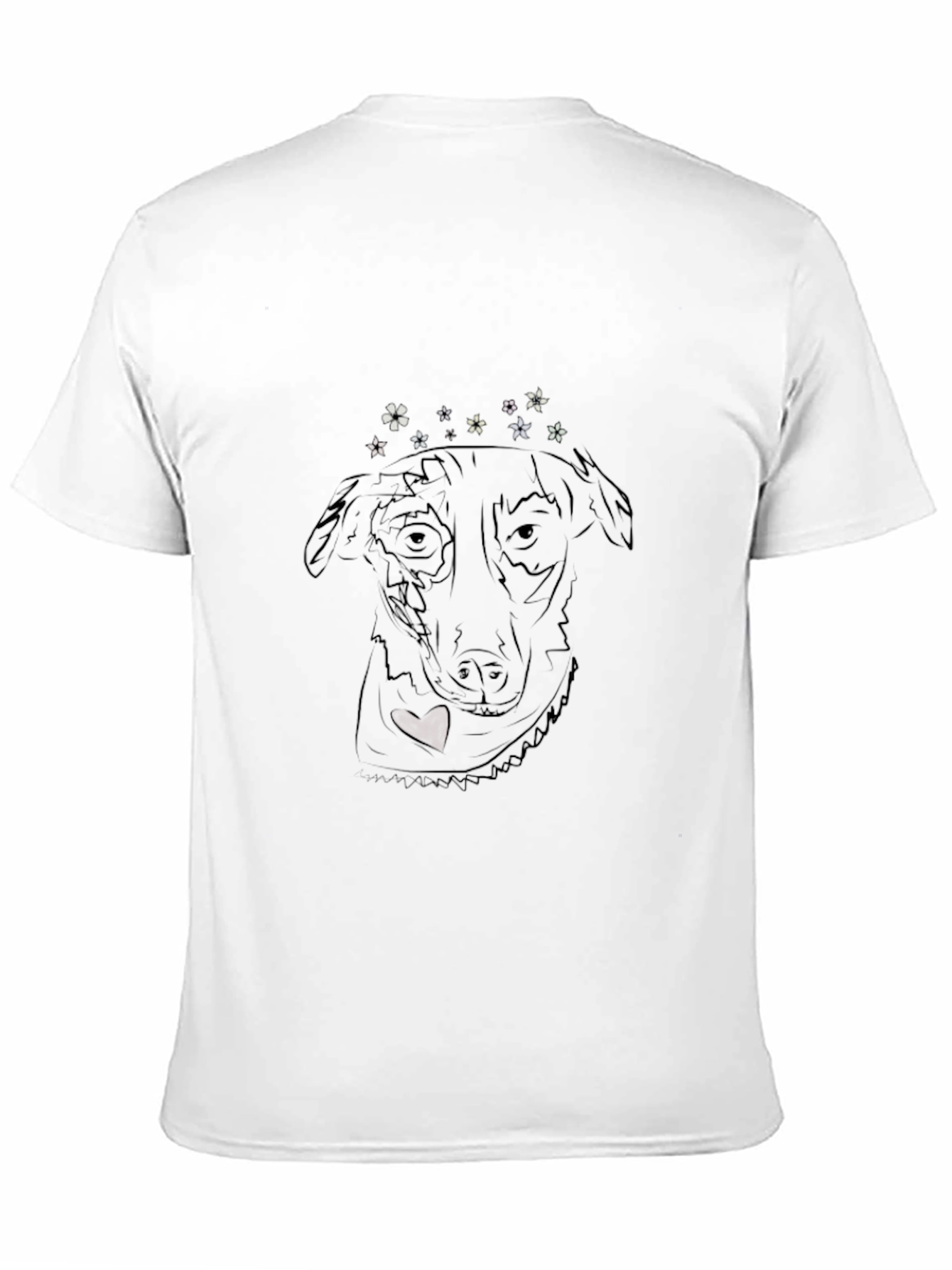 Dog Graphic Tee - Black Comfort Fit T-Shirt