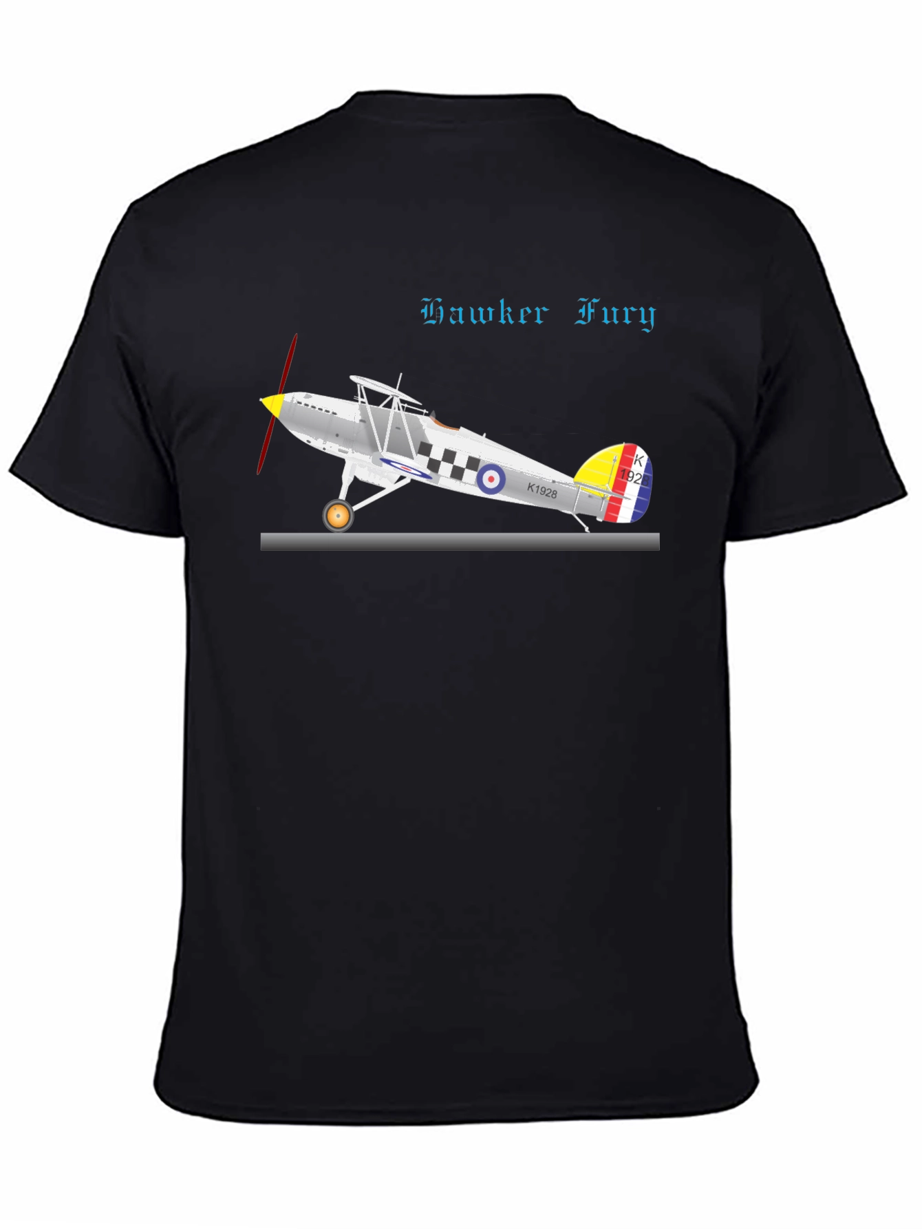 Hawker Fury T-Shirt - Aviation Enthusiast Tee