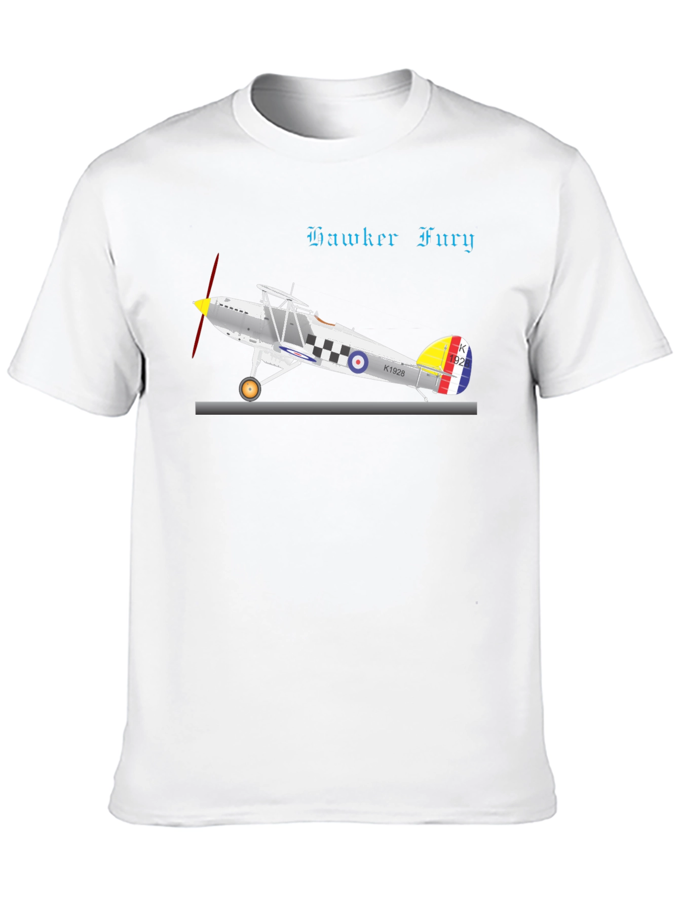 Hawker Fury T-Shirt - Aviation Enthusiast Tee