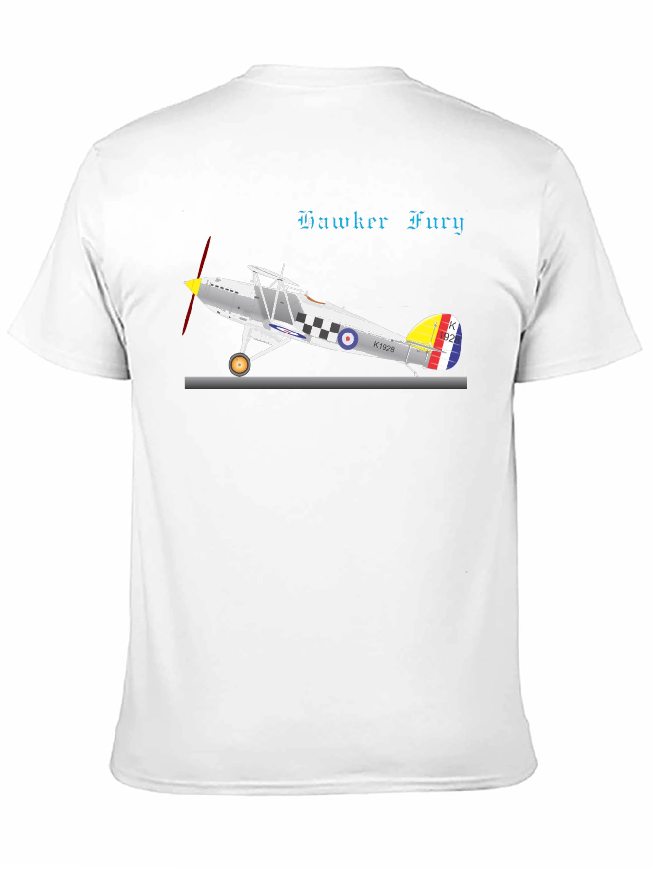 Hawker Fury T-Shirt - Aviation Enthusiast Tee