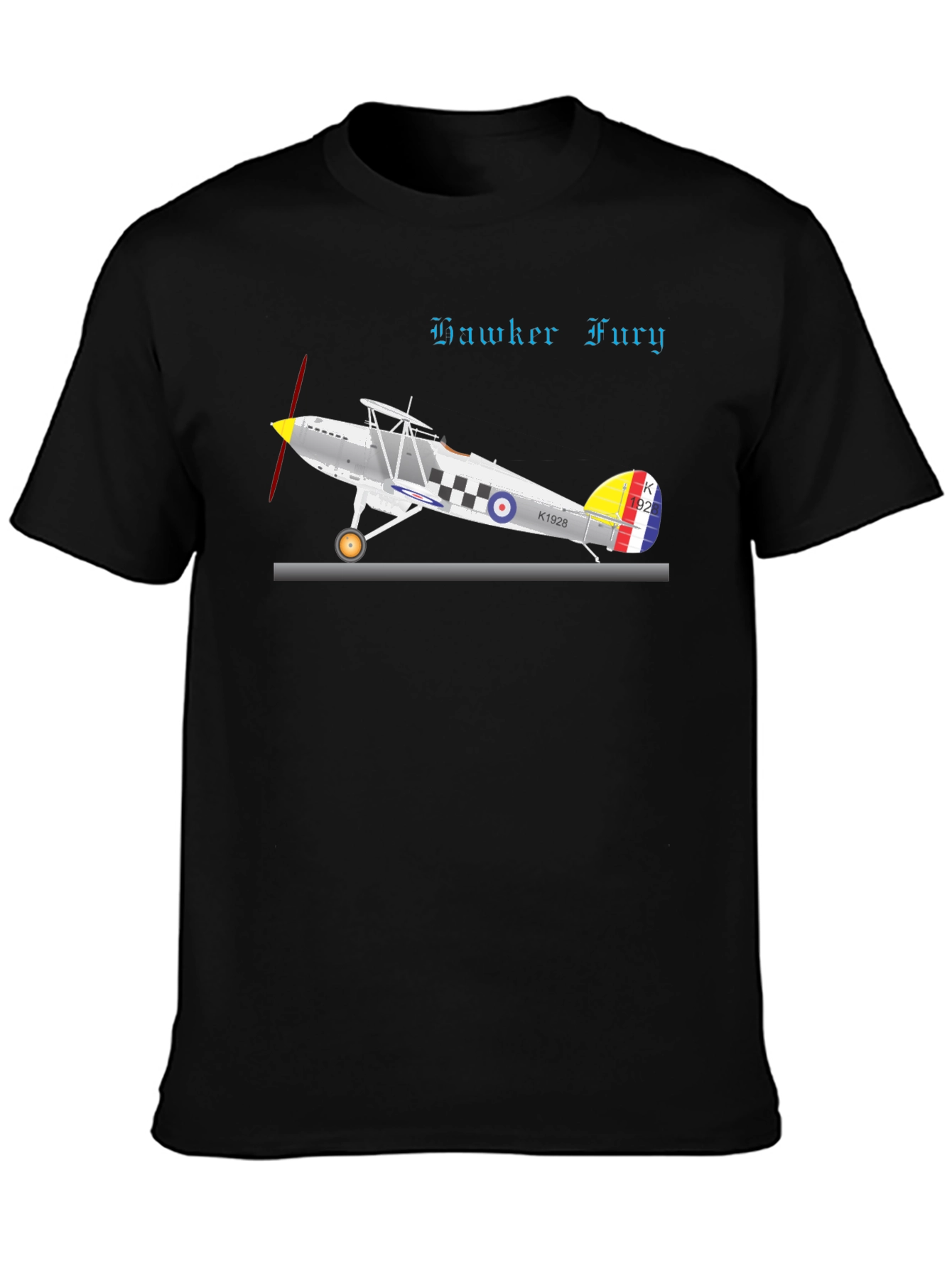 Hawker Fury T-Shirt - Aviation Enthusiast Tee