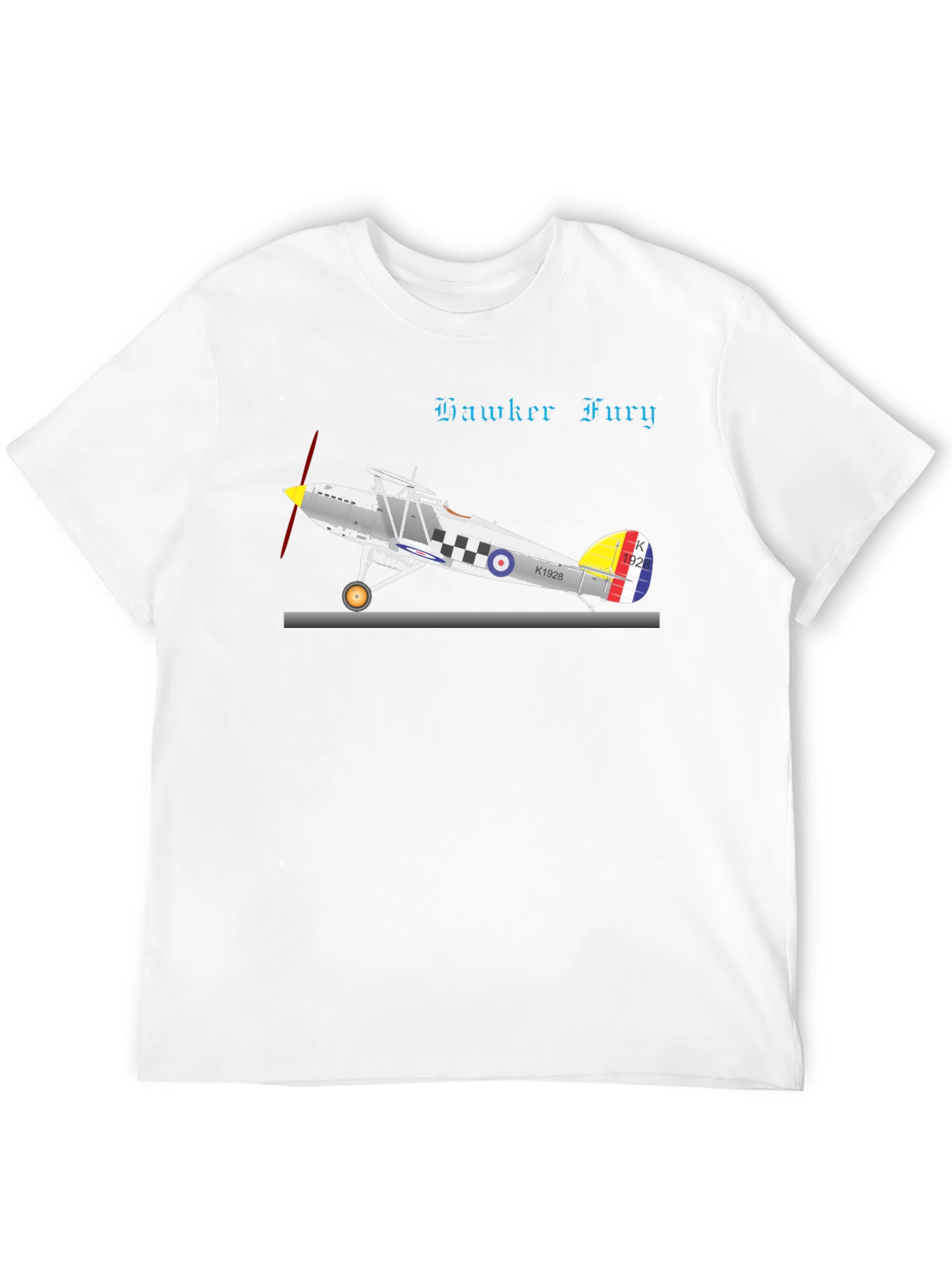 Hawker Fury T-Shirt - Aviation Enthusiast Tee