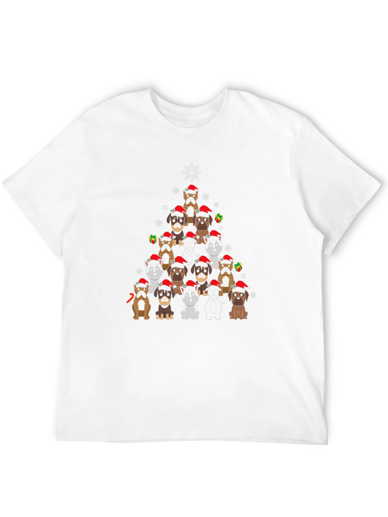 Christmas Dog Tree Graphic Tee