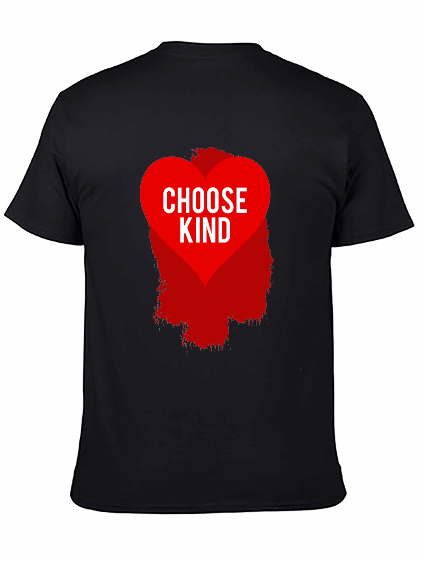 Choose Kind Graphic Tee - Black Cotton Blend Shirt
