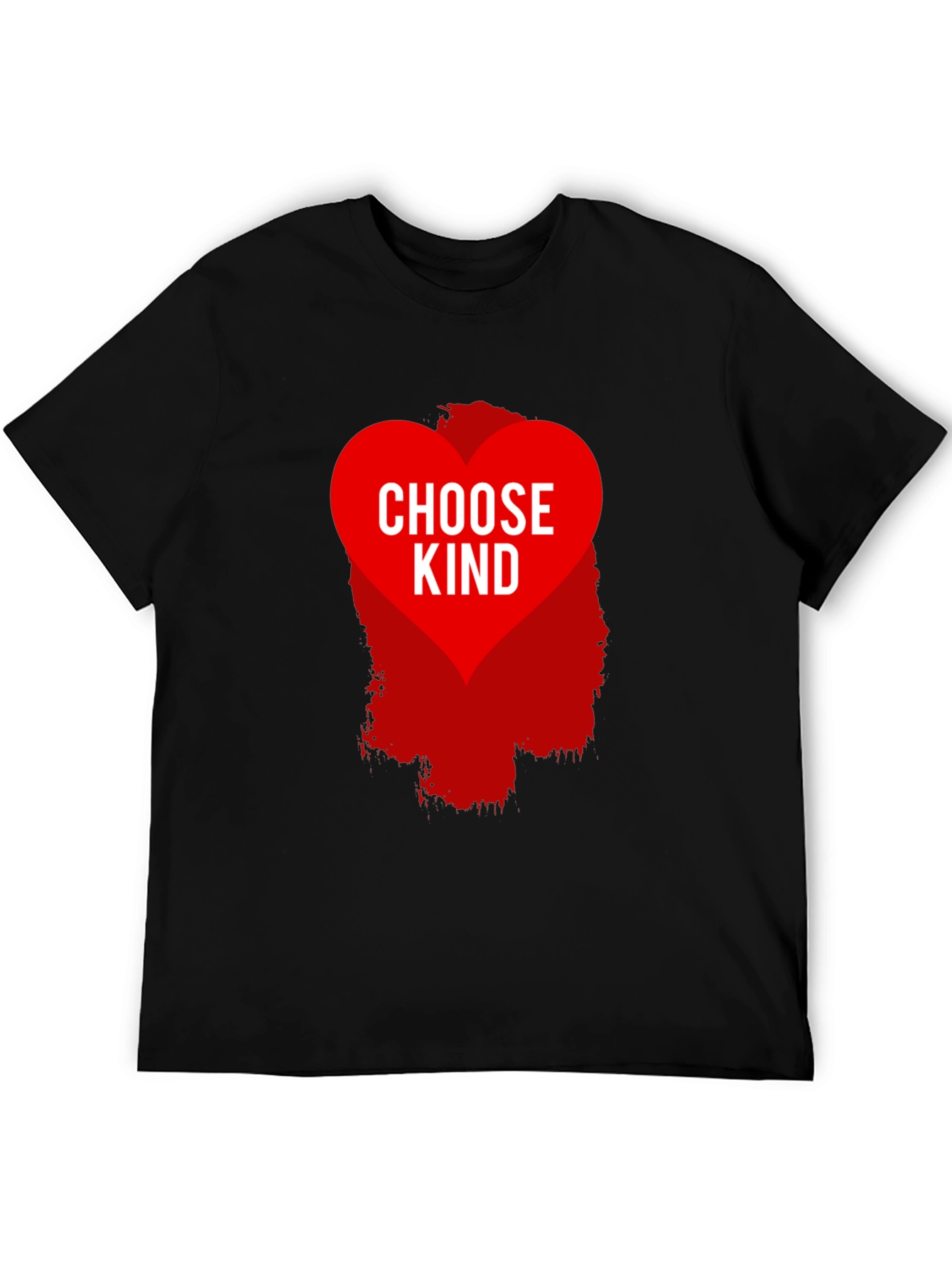Choose Kind Graphic Tee - Black Cotton Blend Shirt