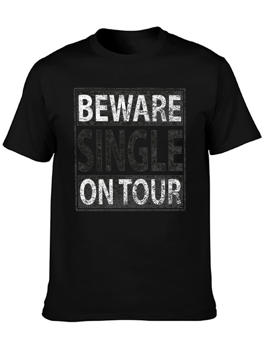 Beware Single On Tour Graphic Tee - Soft Cotton T-Shirt