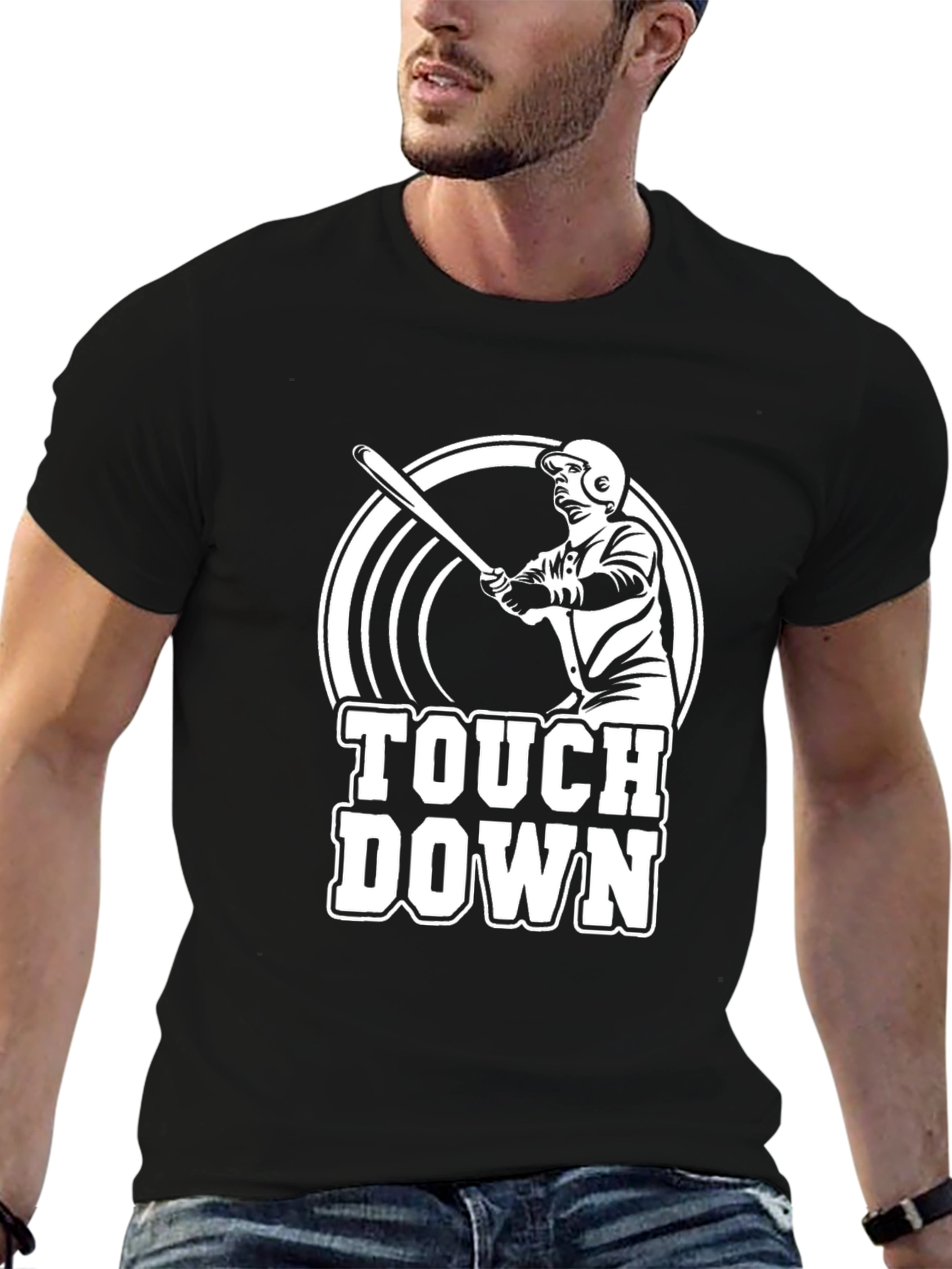 Touchdown Baseball Graphic T-Shirt