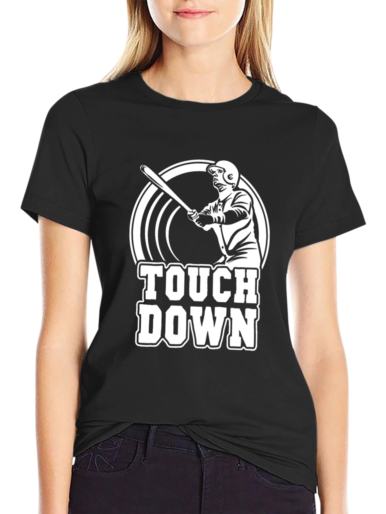 Touchdown Baseball Graphic T-Shirt